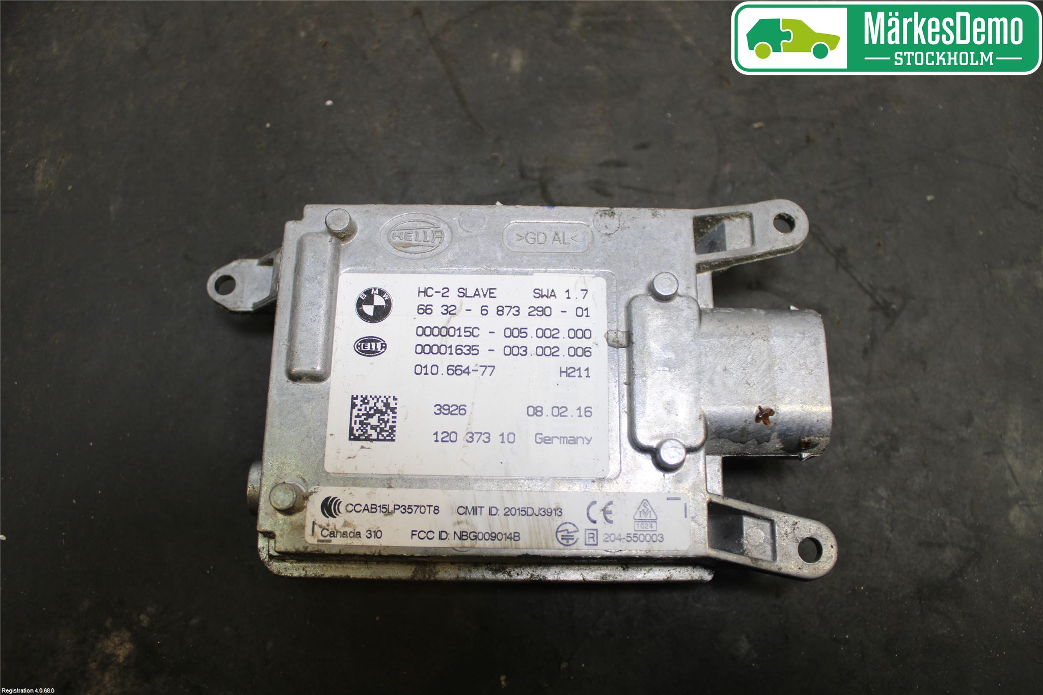 BMW X5 F15 13-18 Sensor Kollisjonsbeskyttelse
