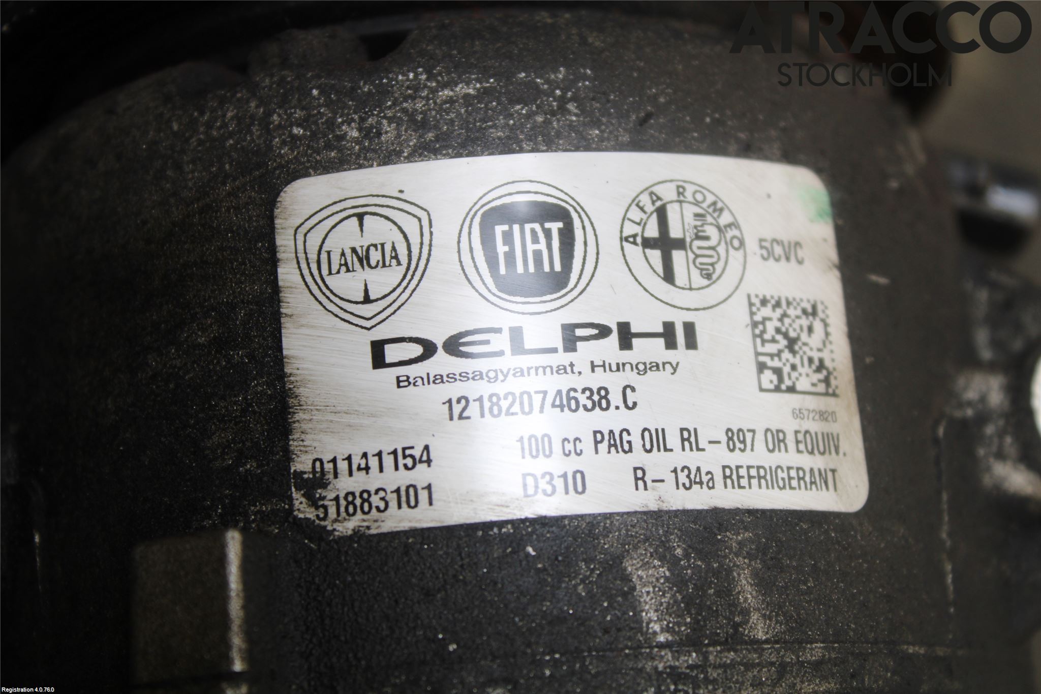 Fiat 500L 13-19 Varme Ac Kompressor