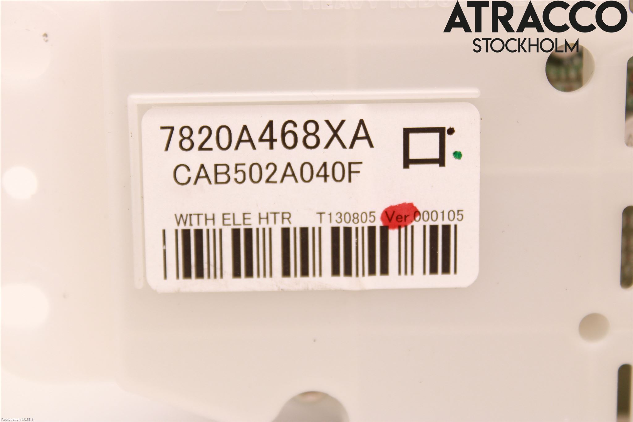 Mitsubishi OUTLANDER 13-21 Varme Ac Betjening-Display