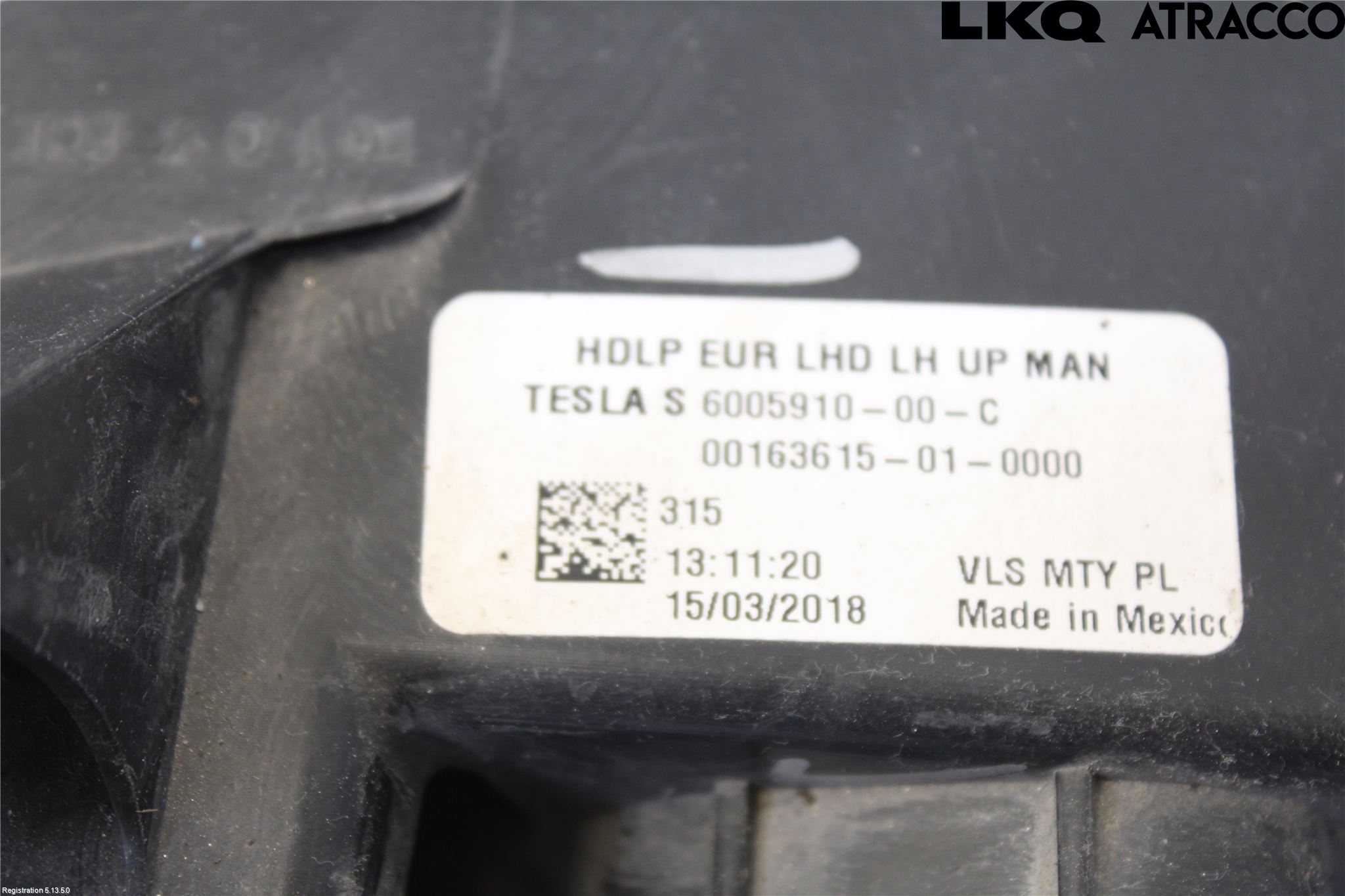 Tesla MODEL S 13- Frontlykt Venstre