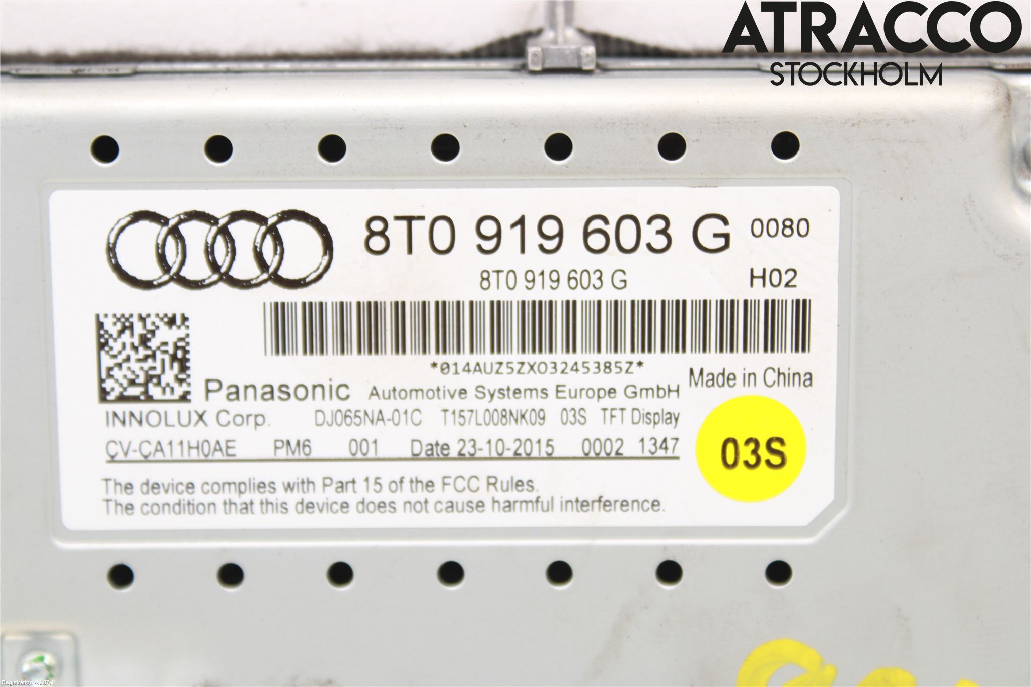 Audi A5 07-16 Stereo Radio Med Cd
