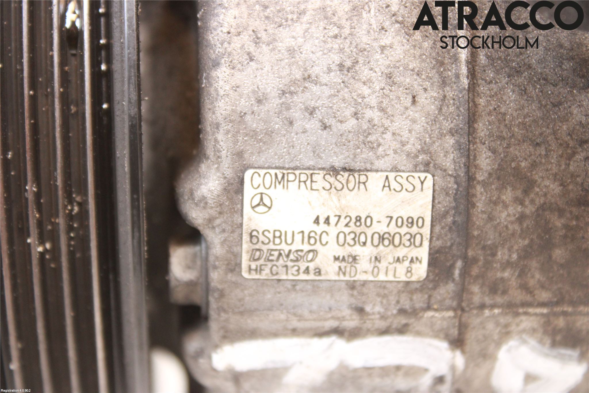 Mercedes-Benz MB C-KLASS (W204) 07-15 Varme Ac Kompressor