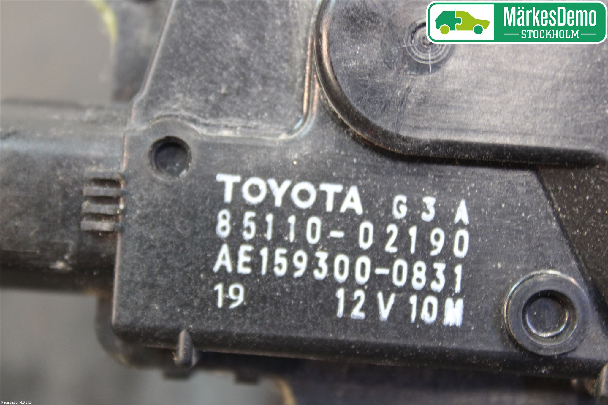 Toyota AURIS 10-12 Viskermotor Frontrute
