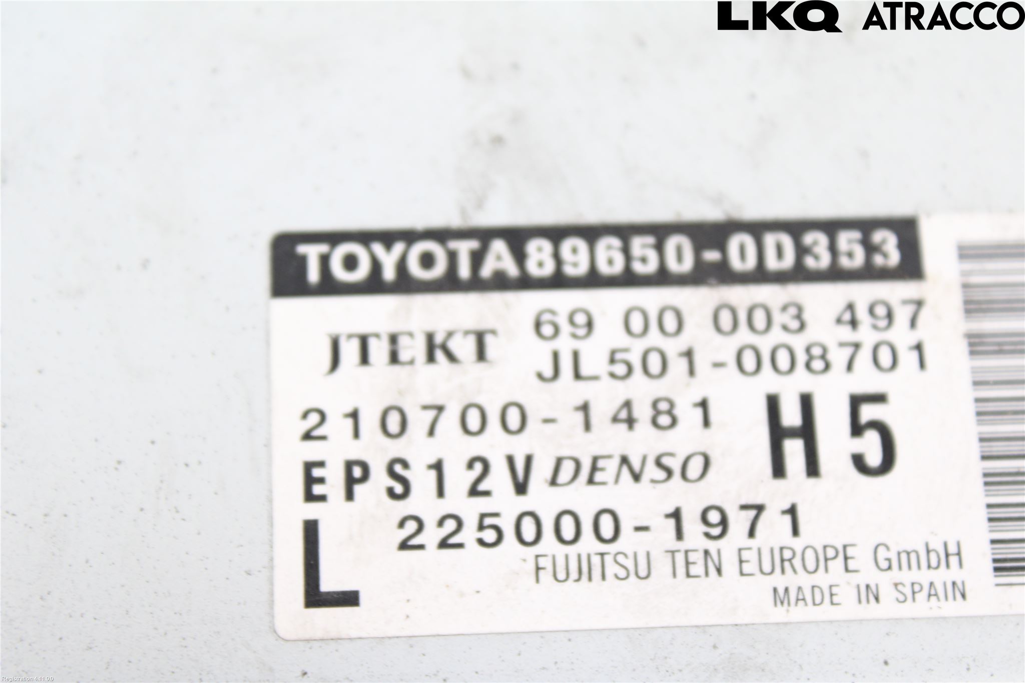 Toyota YARIS XP130 15-20 Styreenhet Styreservo