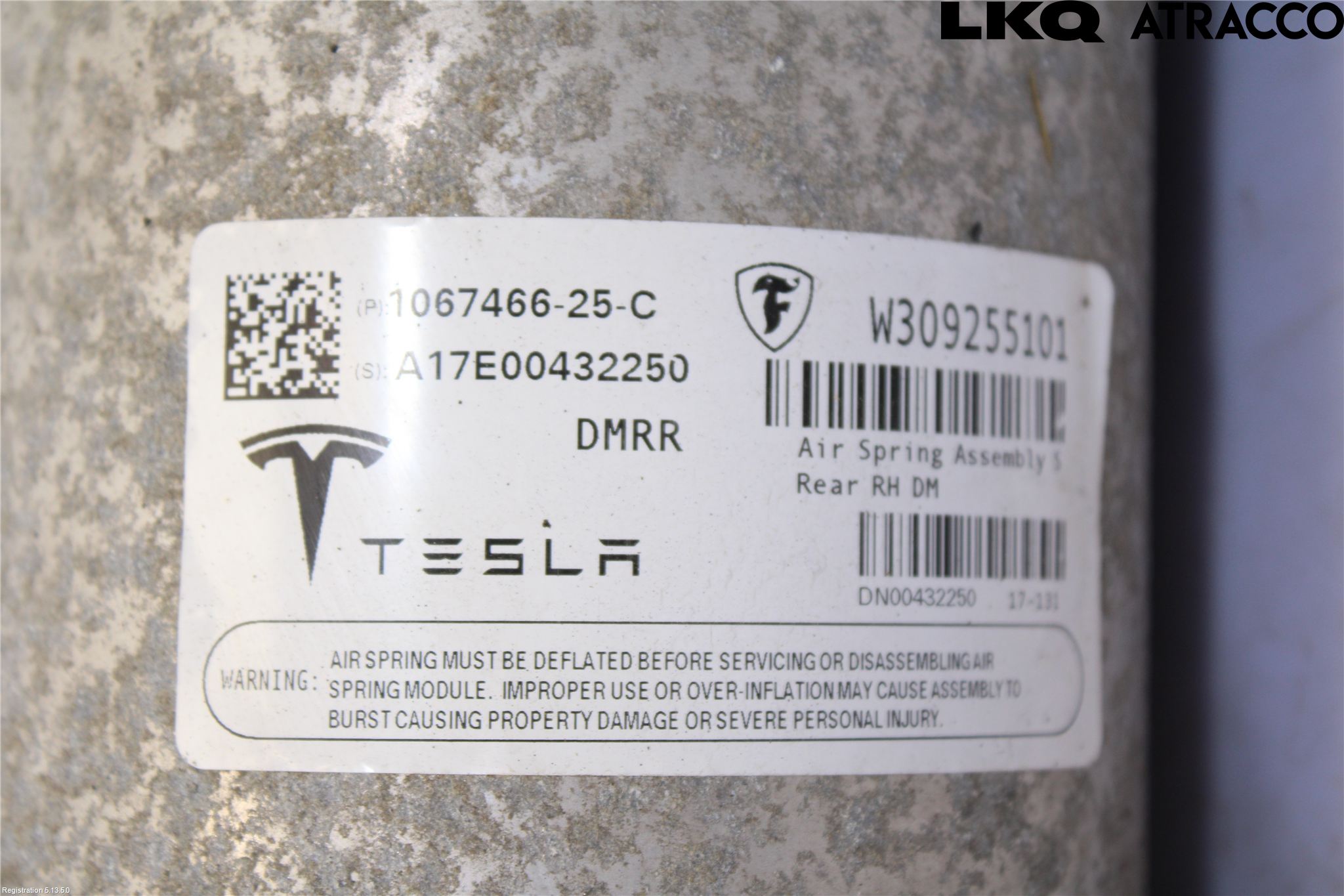 Tesla MODEL S 13- Fjærbein Bak Høyre