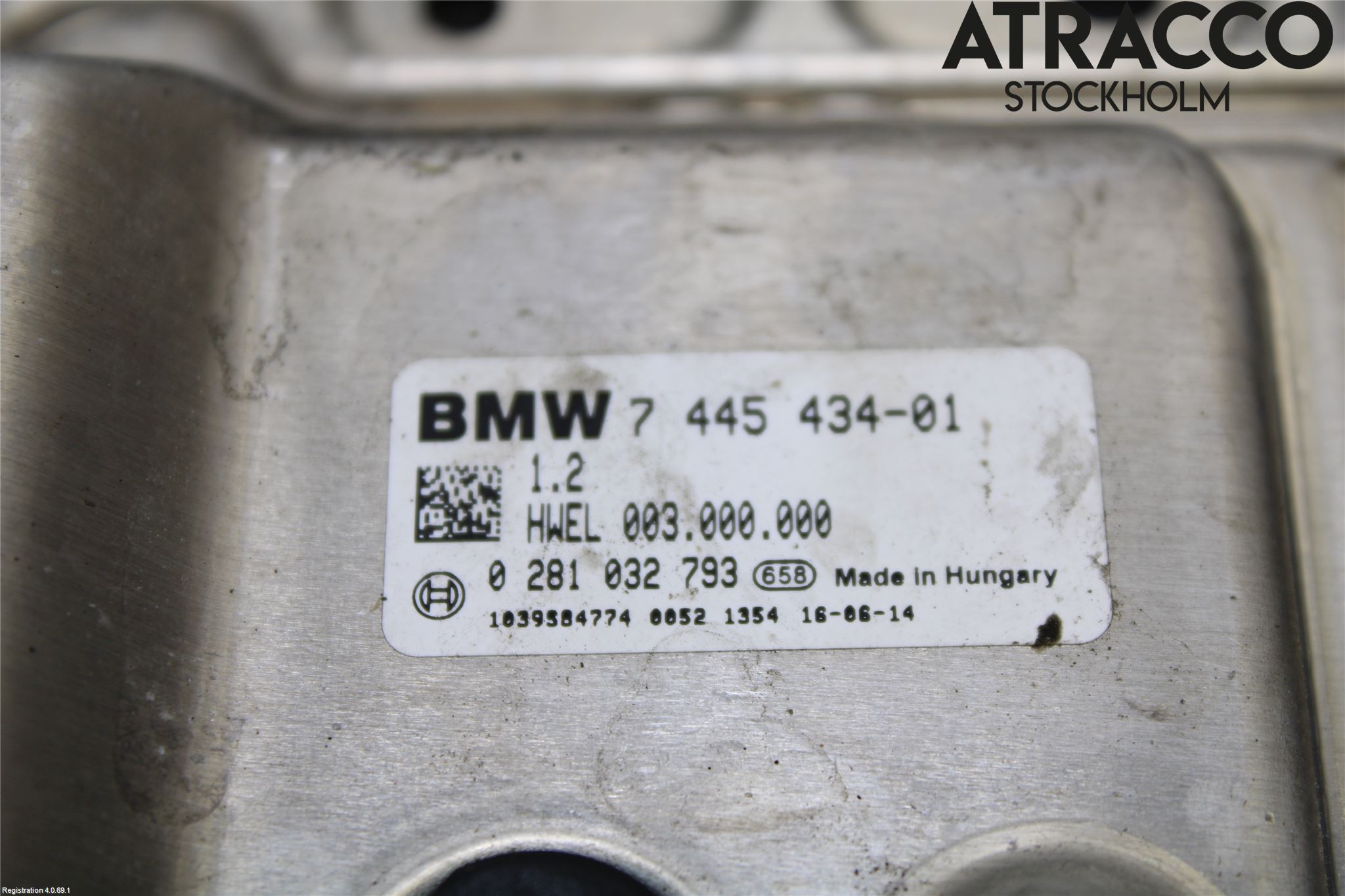 BMW X5 F15 13-18 Styreenhet Eksosrensing