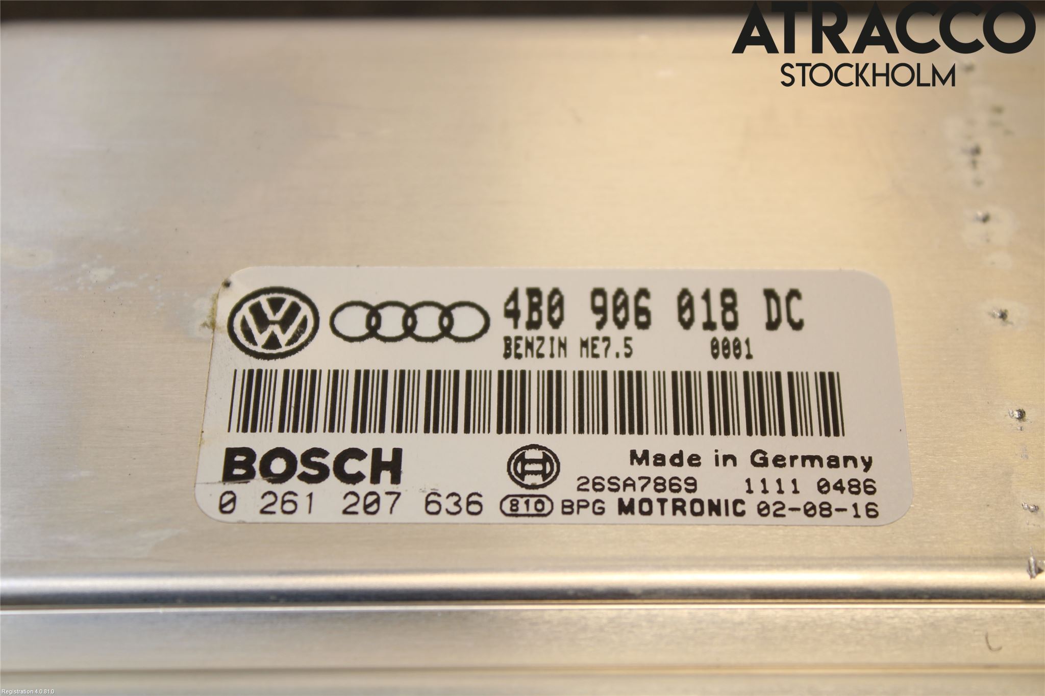 Audi A6/S6     97-05 Styreenhet Innsprøytning