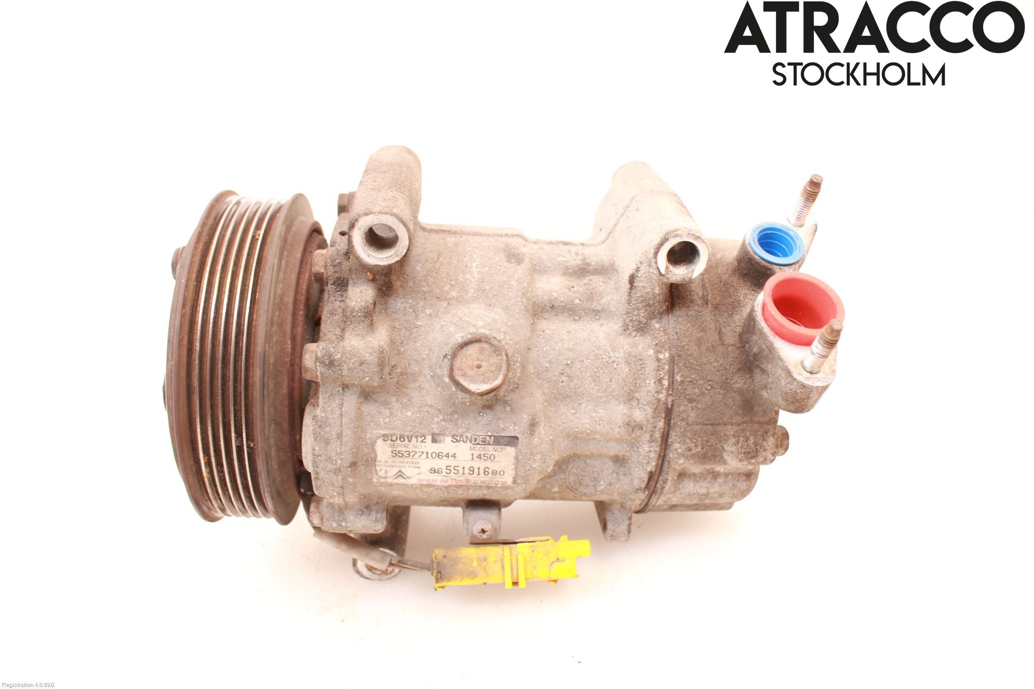 Citroen C3 05-10 Varme Ac Kompressor