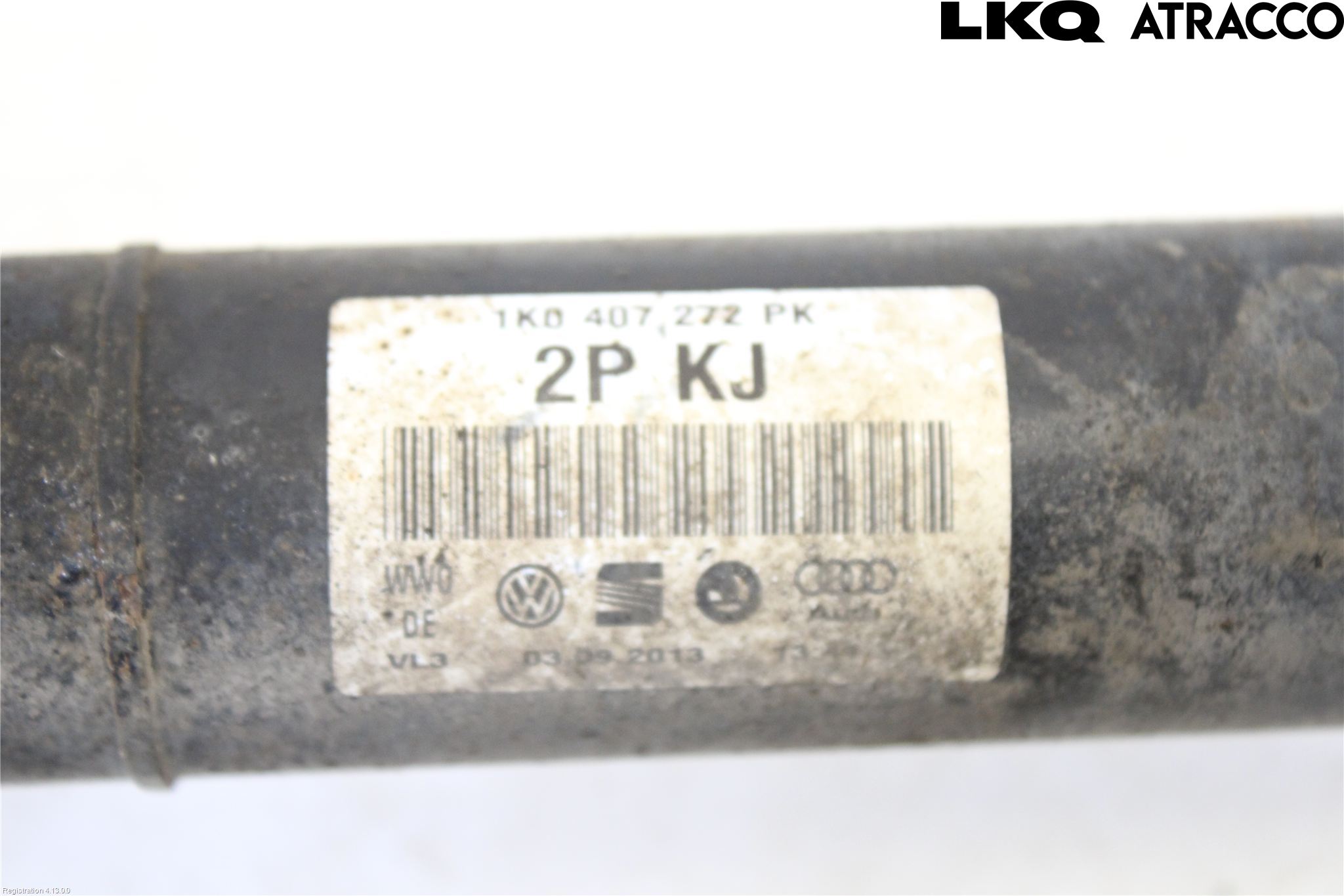 Volkswagen VW TOURAN 10-15 Drivaksel Foran Kompl Høyre