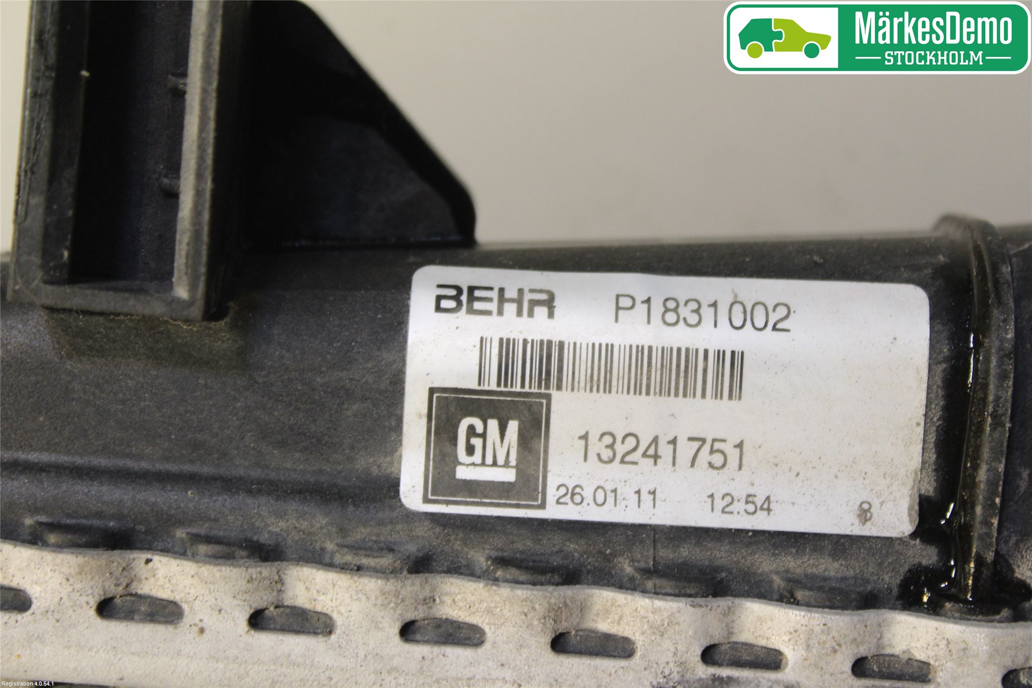 Saab 9-5 10-12 Intercooler Radiator