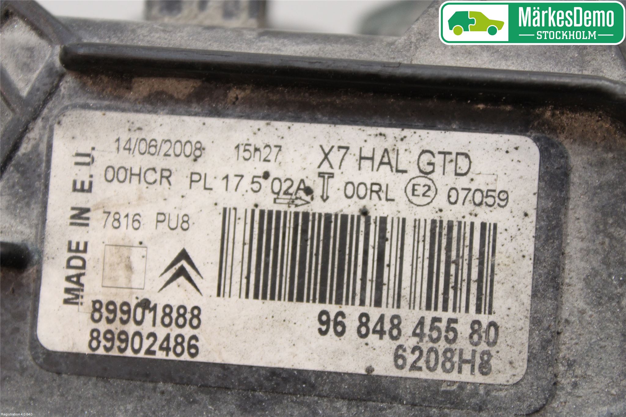 Citroen C5 08-17 Frontlykt Venstre