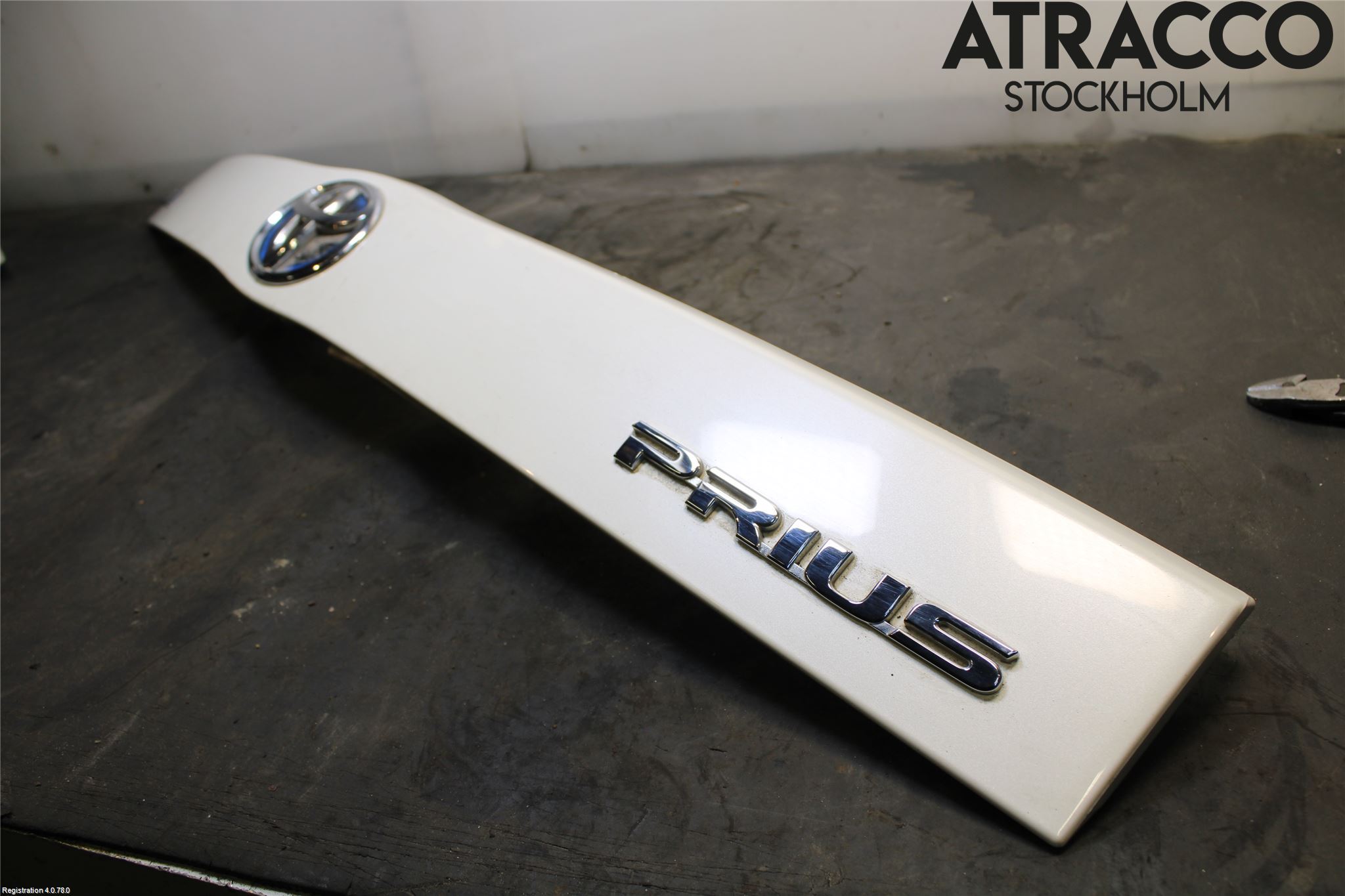 Toyota PRIUS ZVW30 09-20 Refleksplate - Skiltplate
