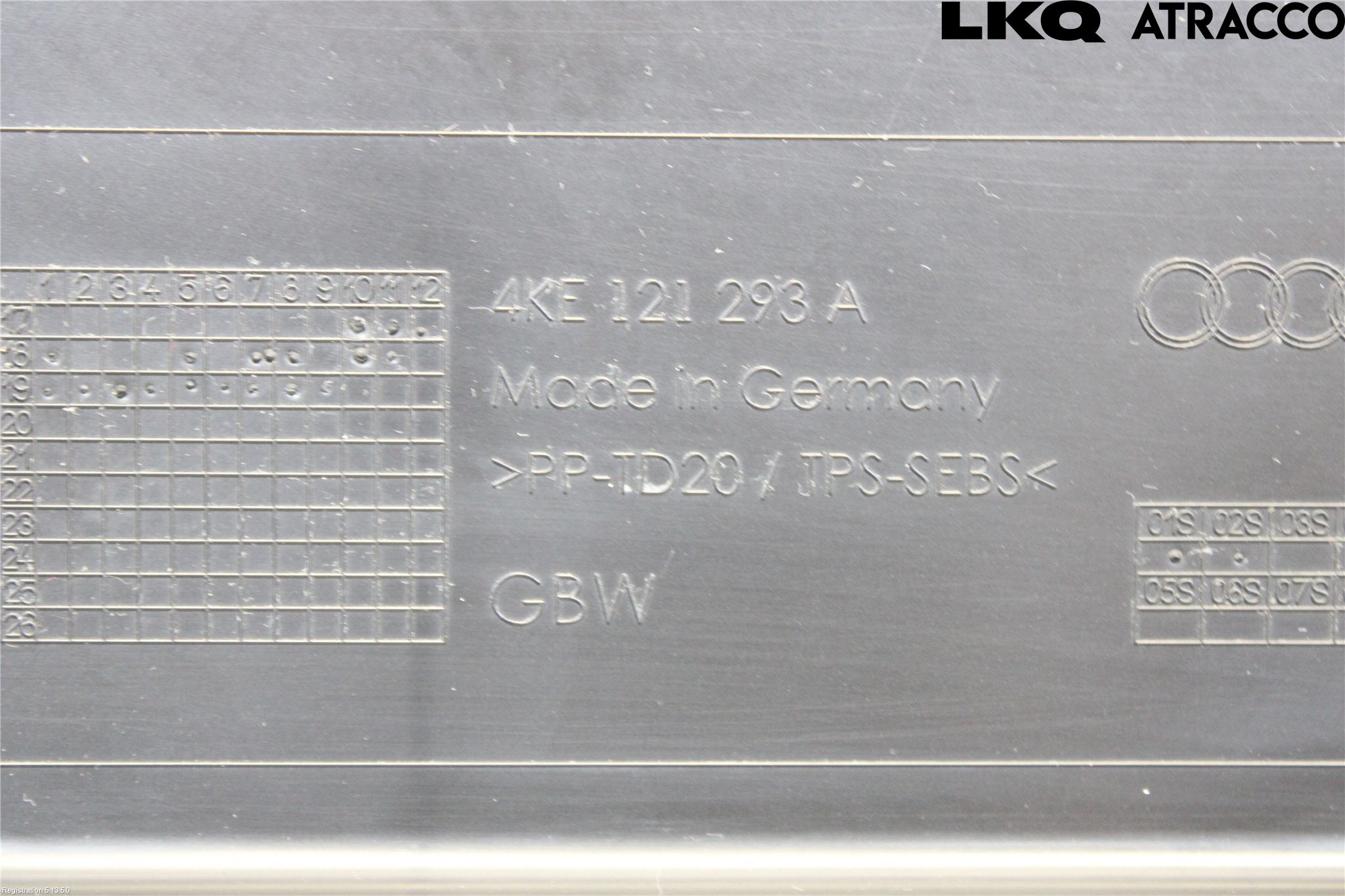 Audi E-TRON, S GE 19- Luftstyring Front