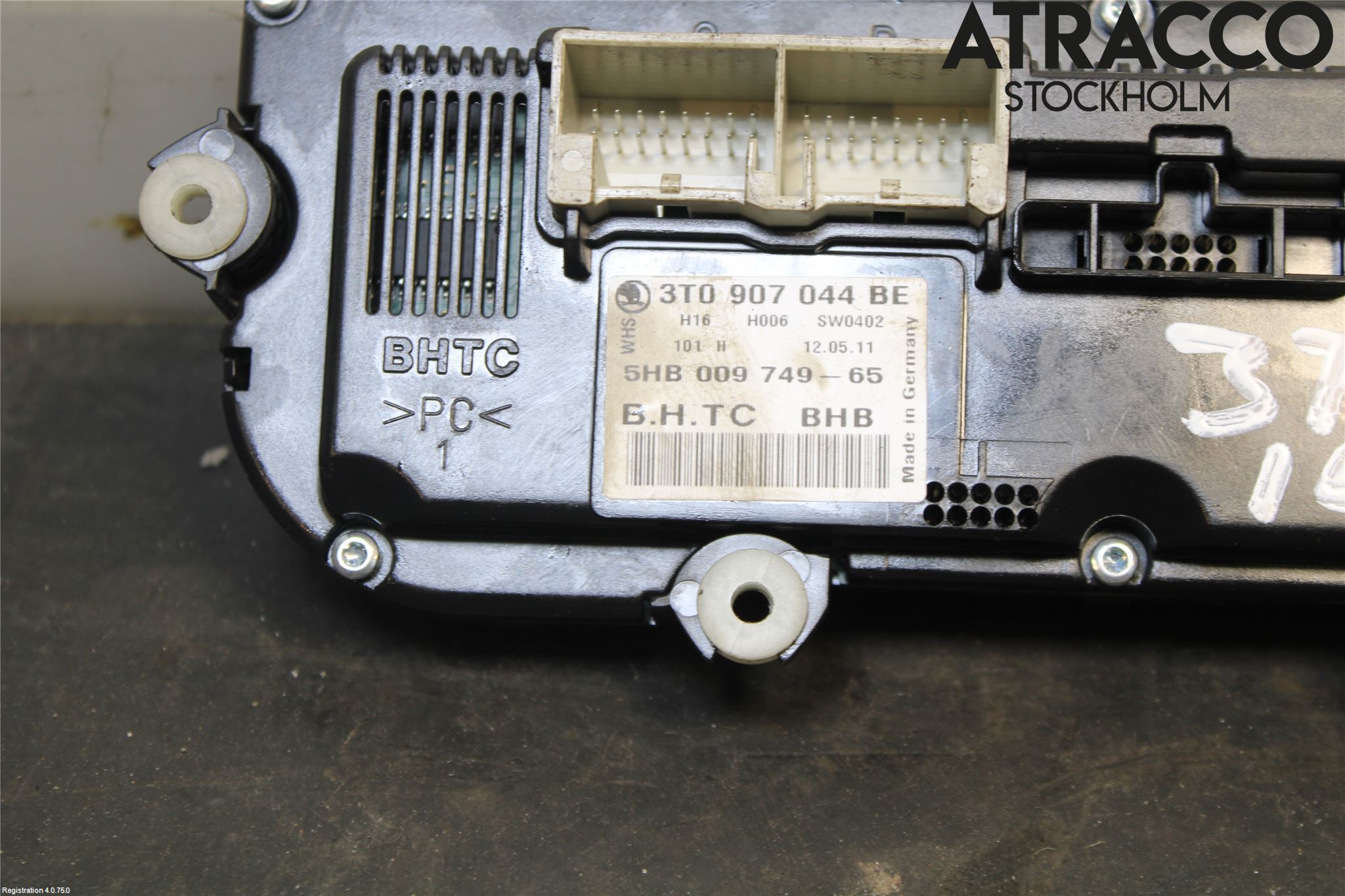 Skoda OCTAVIA (1Z) 05-13 Varme Ac Betjening-Display