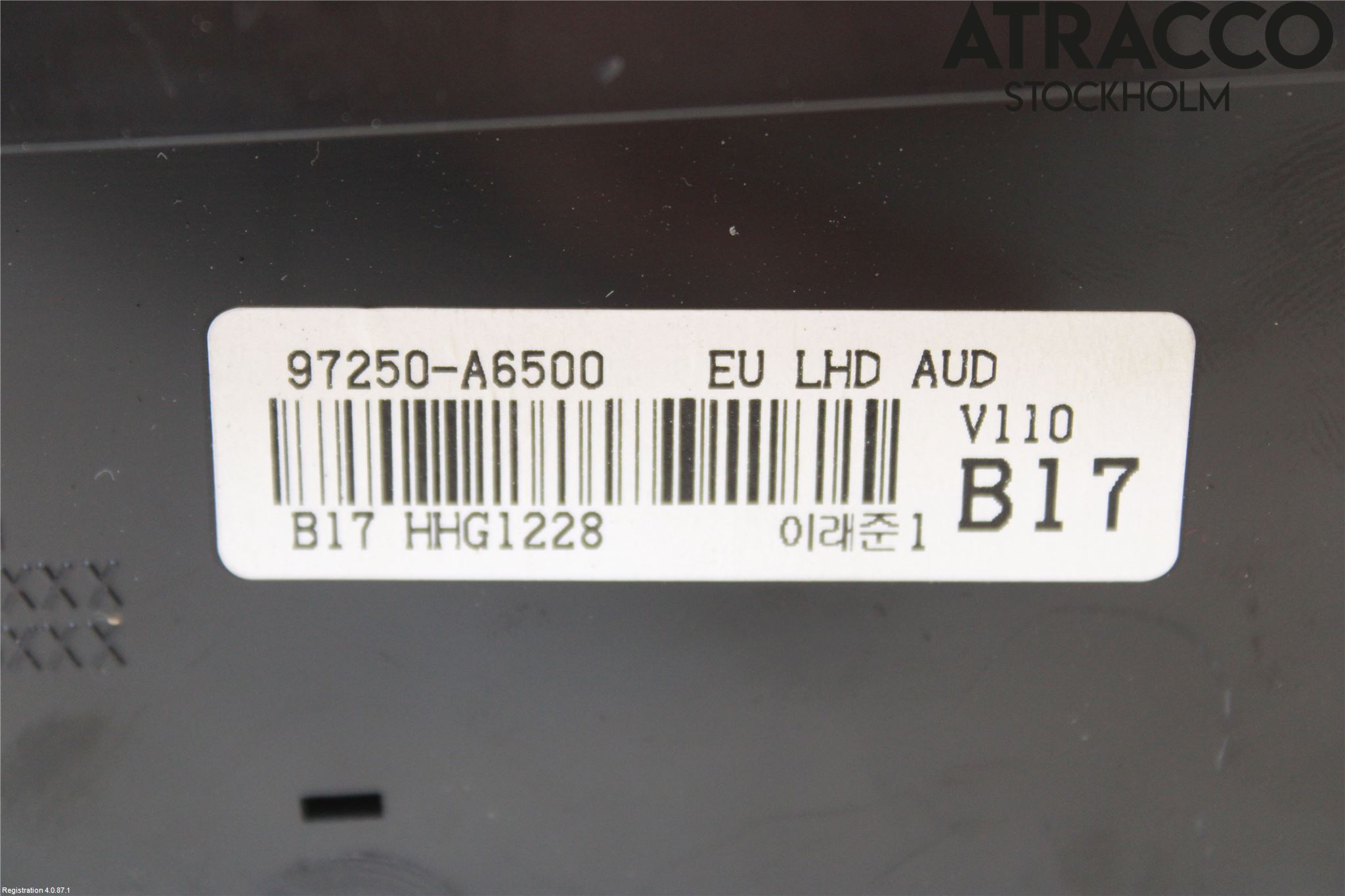 Hyundai i30 GD 13-17 Varme Ac Betjening-Display