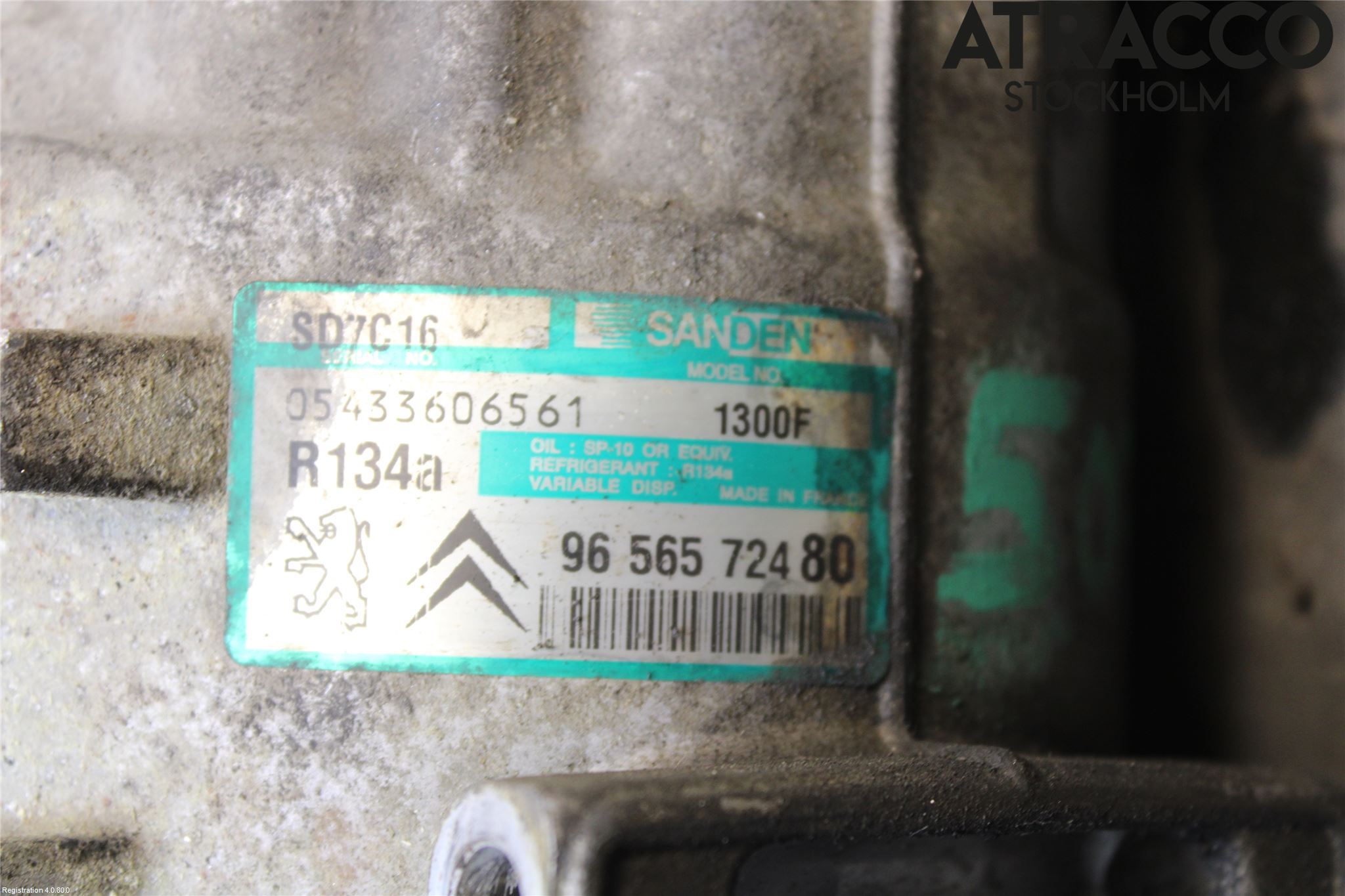 Citroen C5     05-08 Varme Ac Kompressor