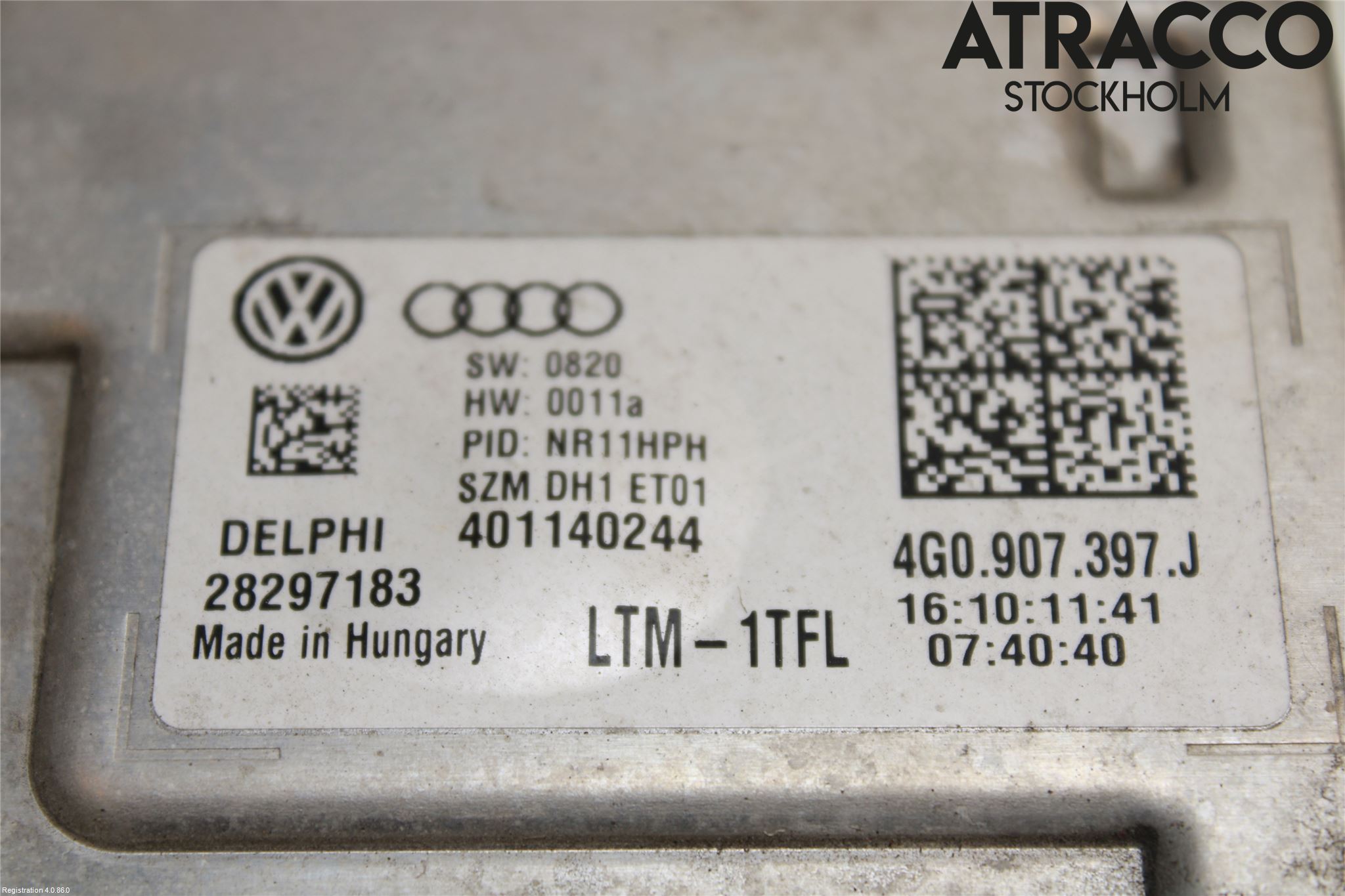 Audi A7/S7 4G 11-17 Styreenhet Xenon