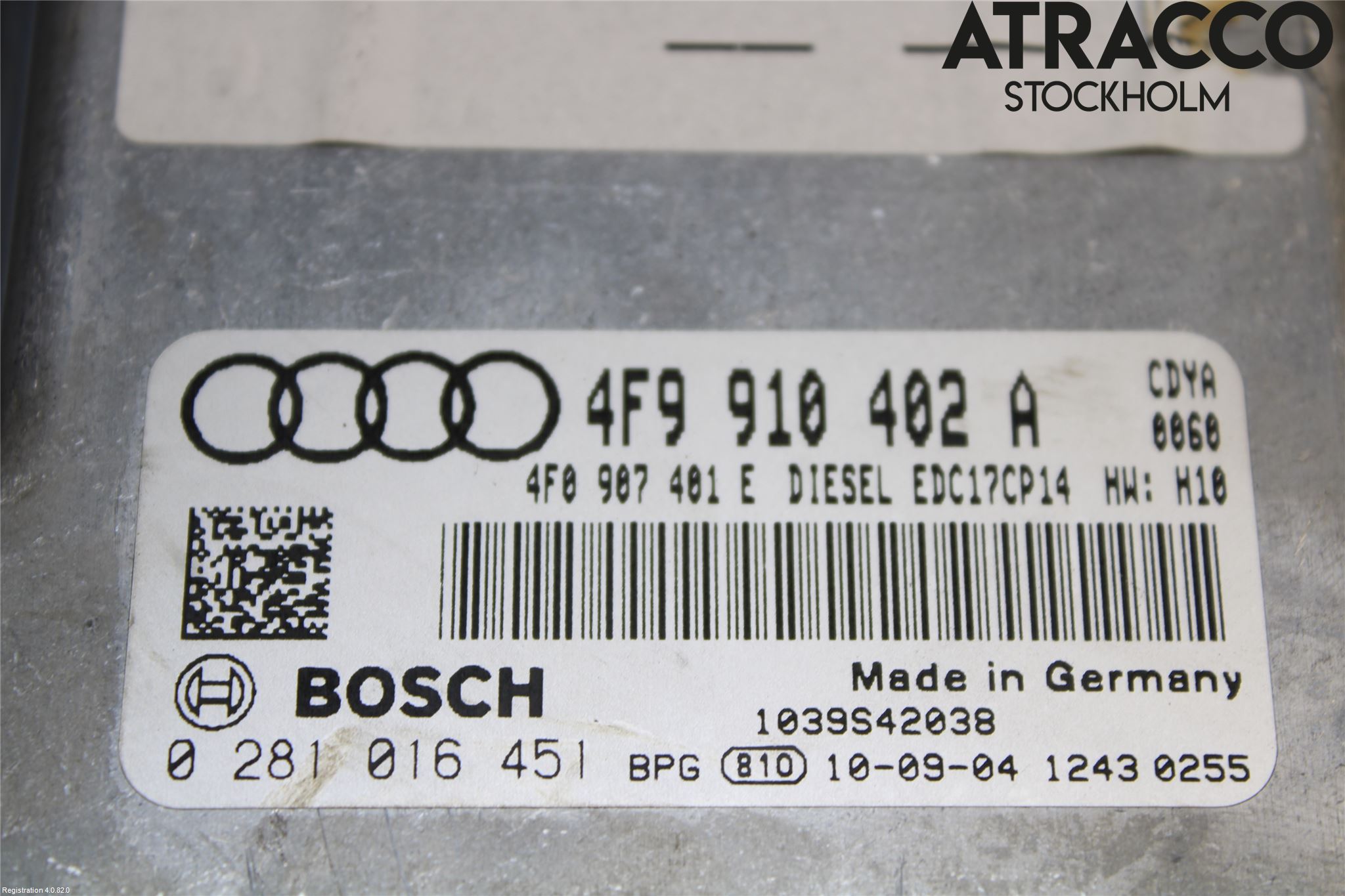 Audi A6/S6     05-11 Styreenhet Innsprøytning