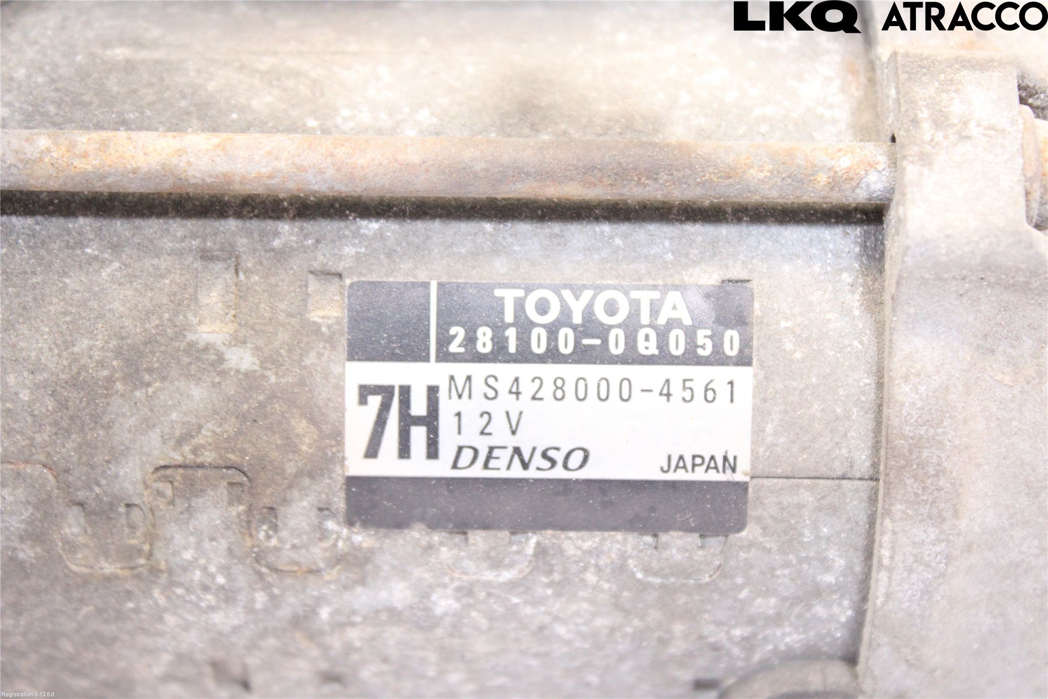 Toyota YARIS XP130 12-14 Startmotor