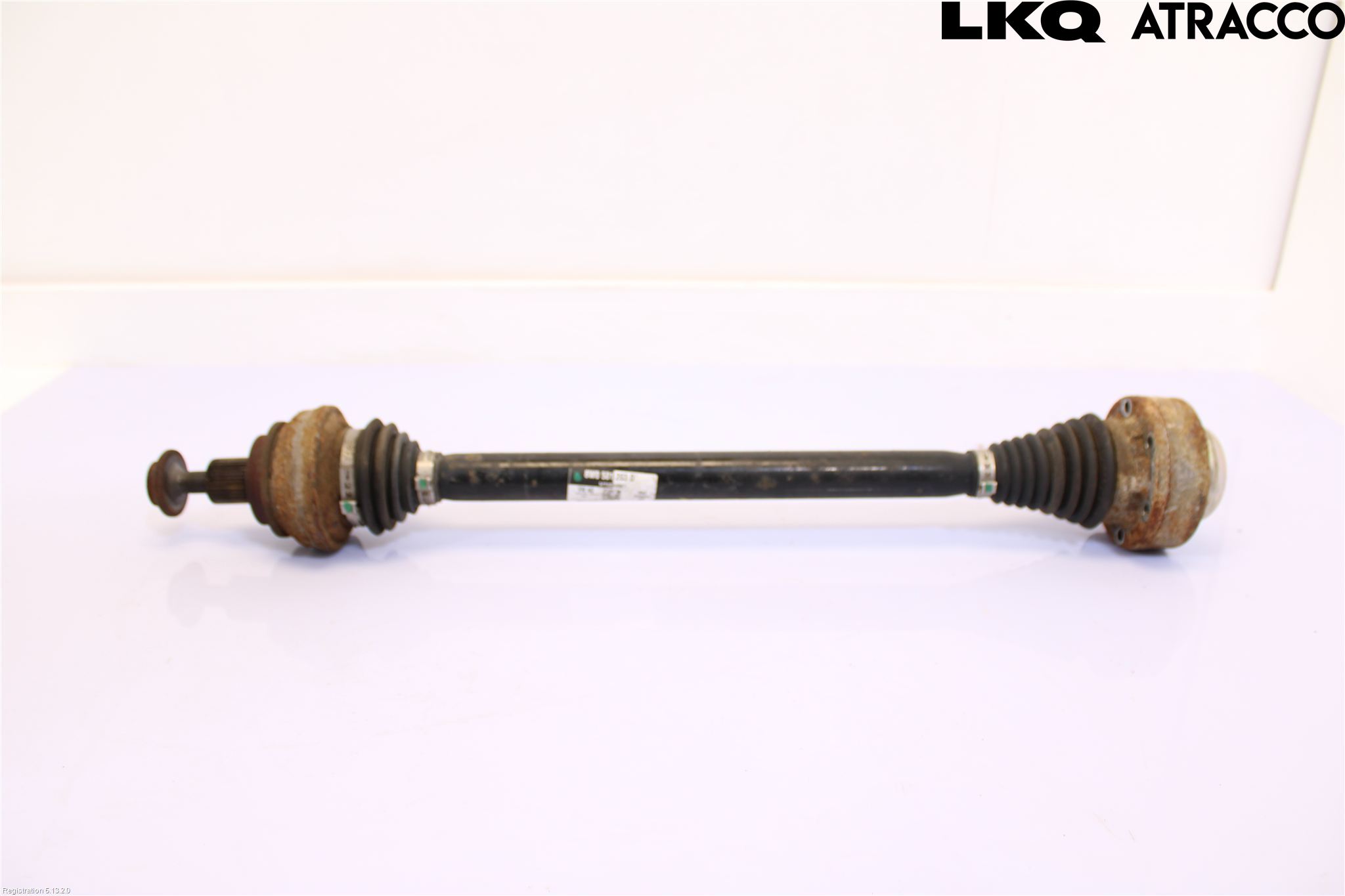 Audi A4/S4 B9 16-19 Drivaksel Bak Kompl Venstre