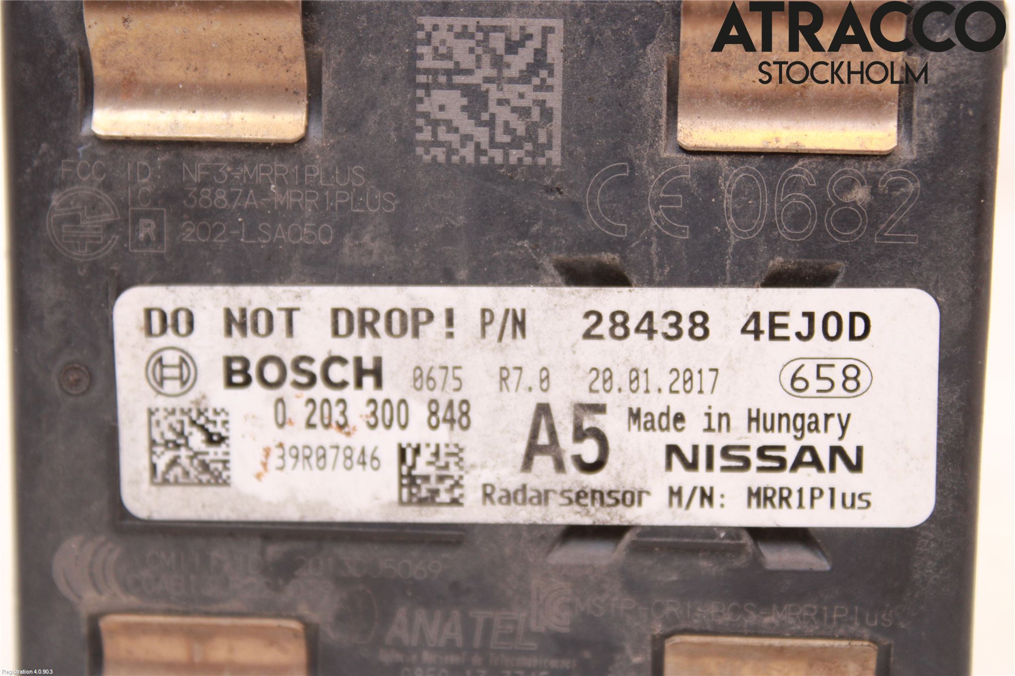 Nissan QASHQAI 14-17 Sensor Fartsbegrensning