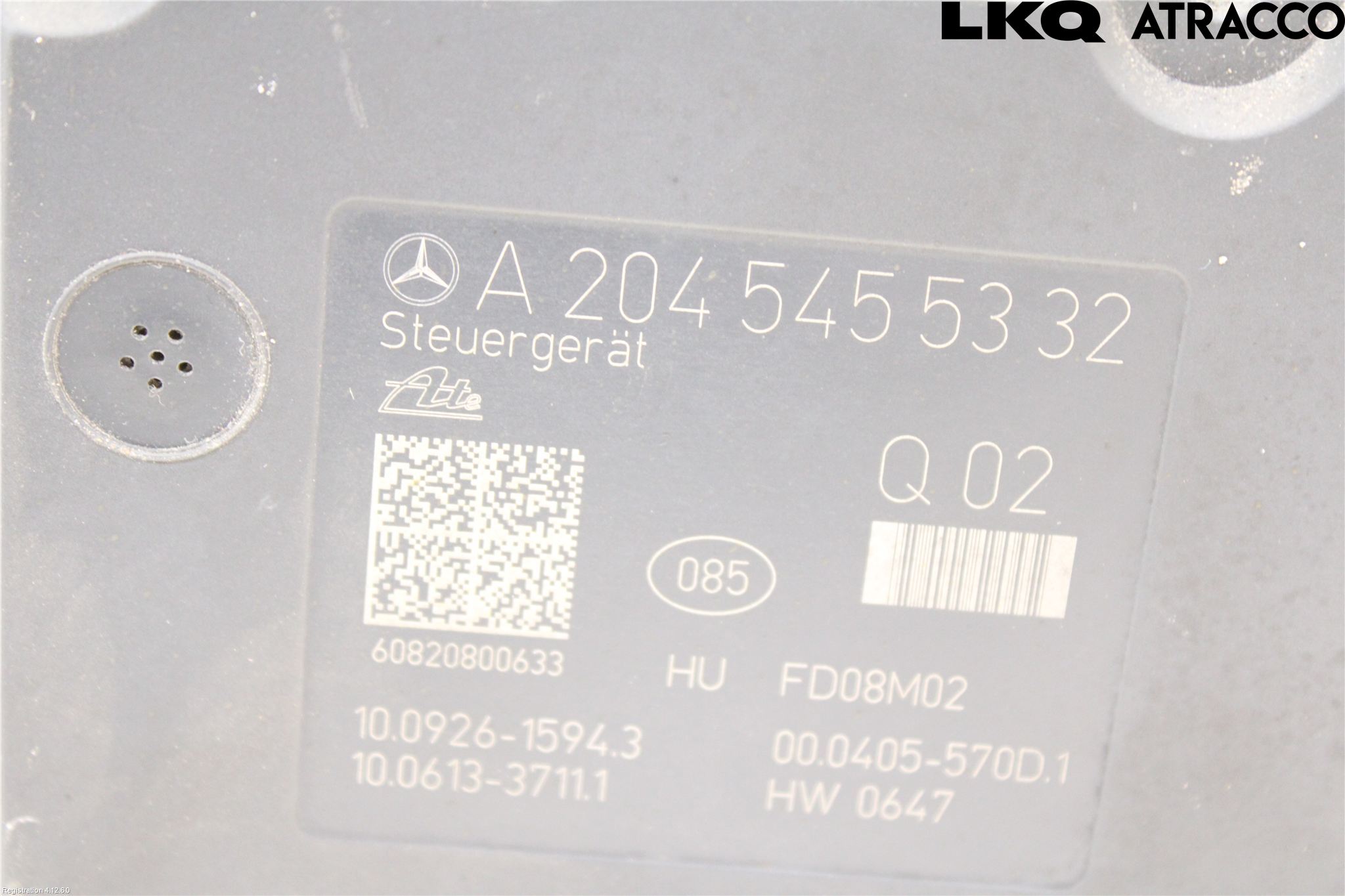Mercedes-Benz MB C-KLASS (W204) 07-15 Abs Hydraulikkaggregat