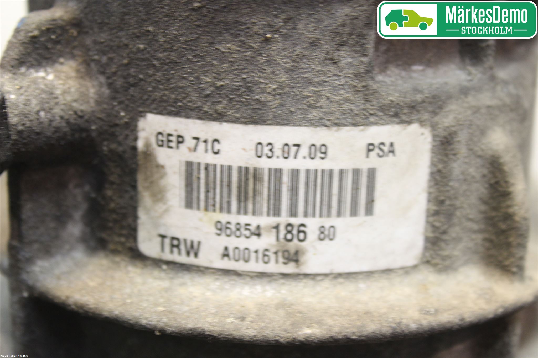 Citroen C4 GRAND PICASSO 07-13 Servostyring Eletrisk Pumpe