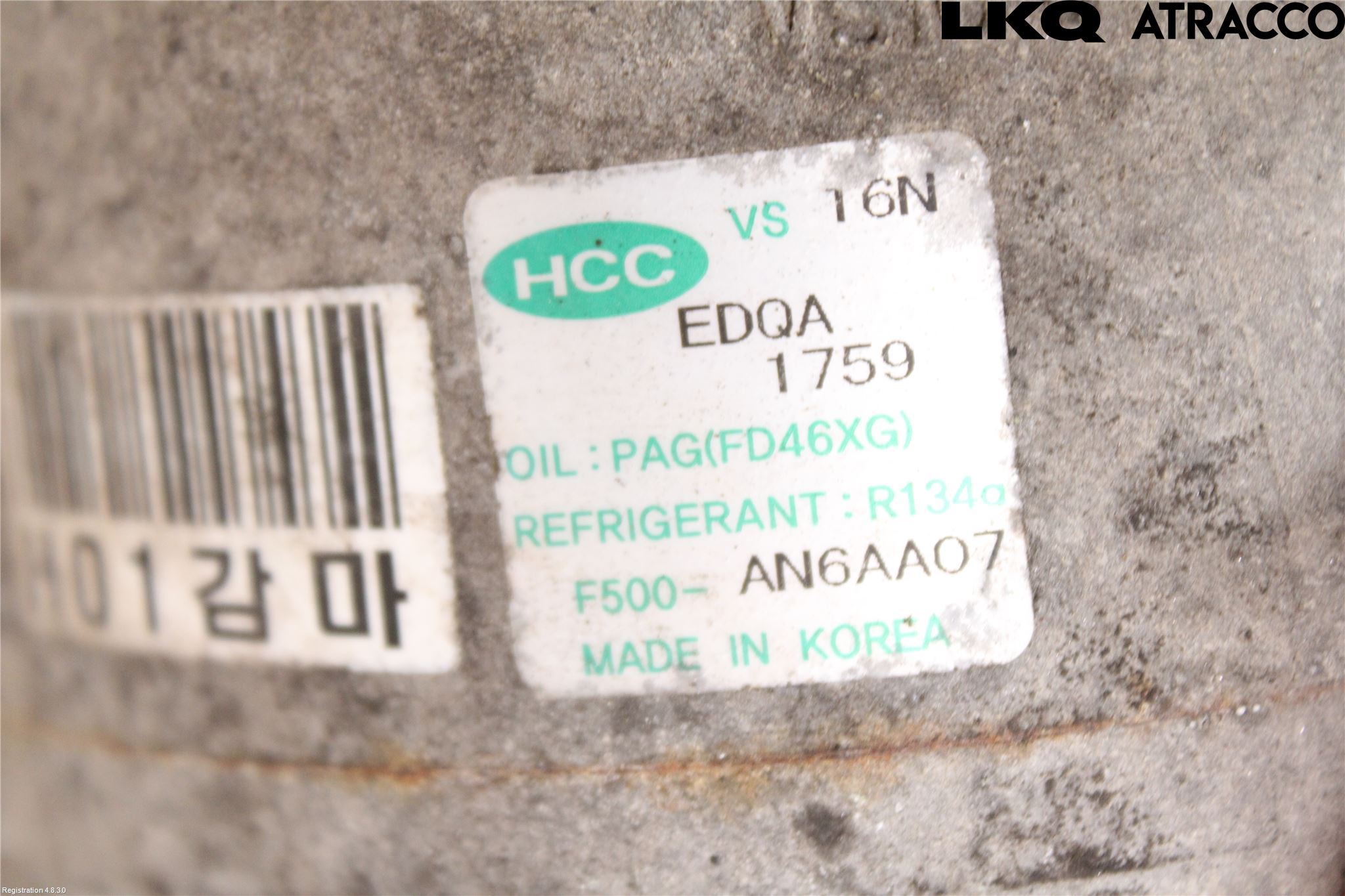 Kia CEED 06-12 Varme Ac Kompressor