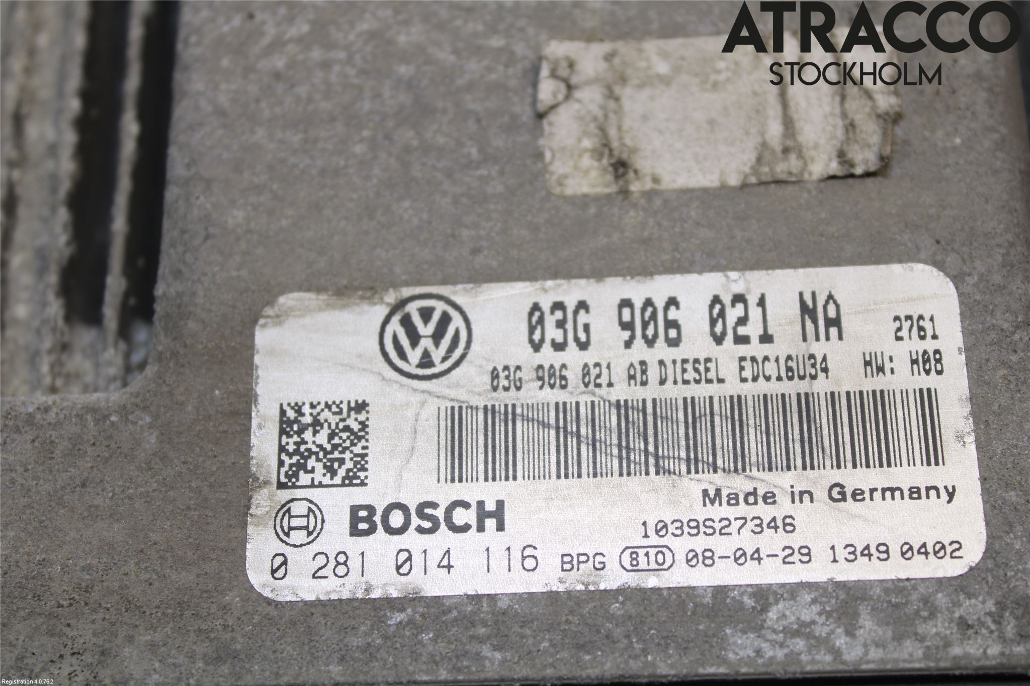 Volkswagen VW GOLF V 04-09 Styreenhet Innsprøytning