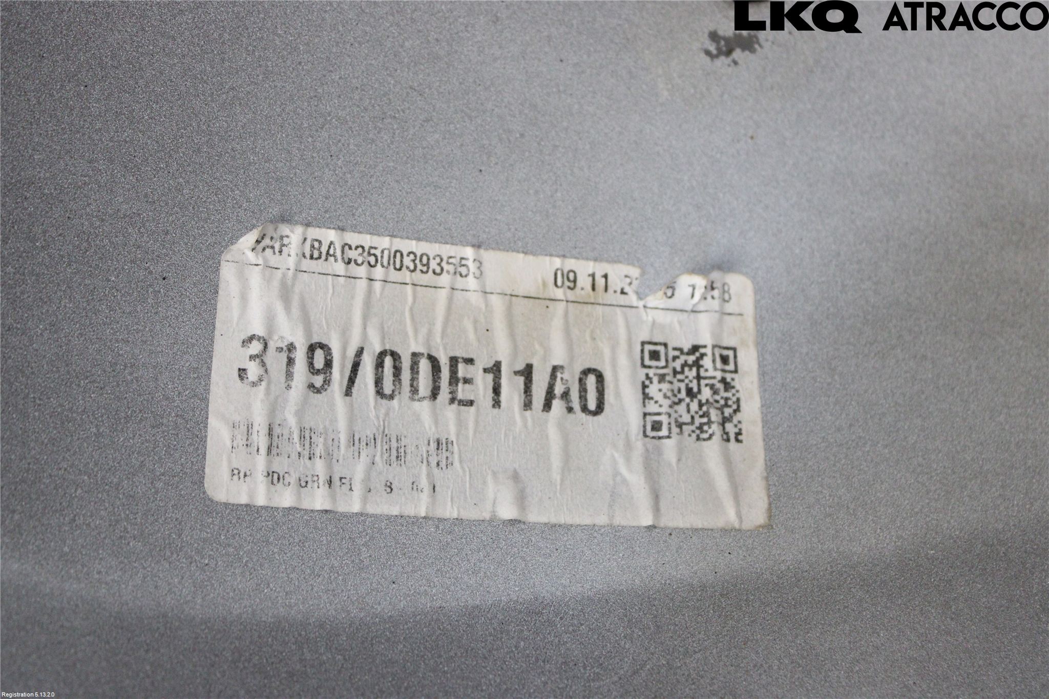 Toyota YARIS XP21 20- Støtfanger Bak Overtrekk