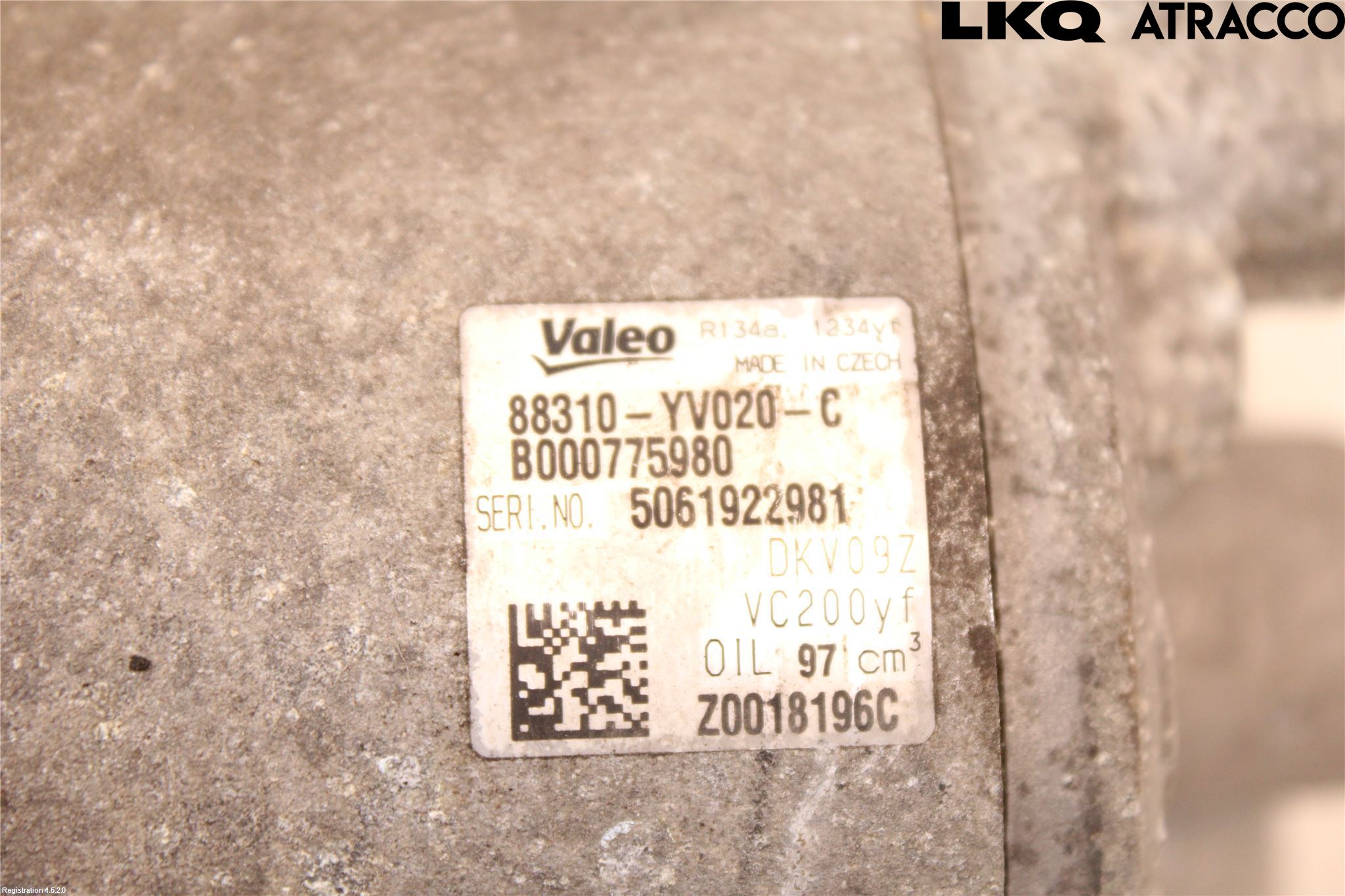 Citroen C1 14-22 Varme Ac Kompressor