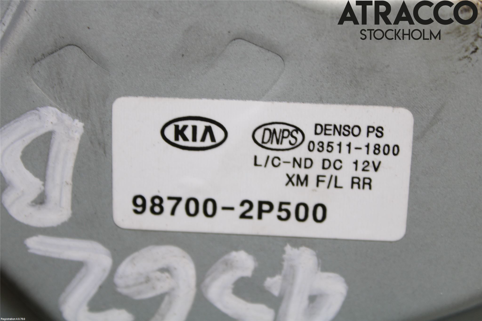 Kia SORENTO 10-14 Viskermotor Bakluke