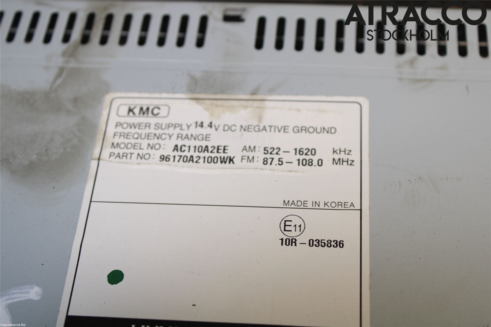 Kia CEED 12-18 Stereo Radio Med Cd