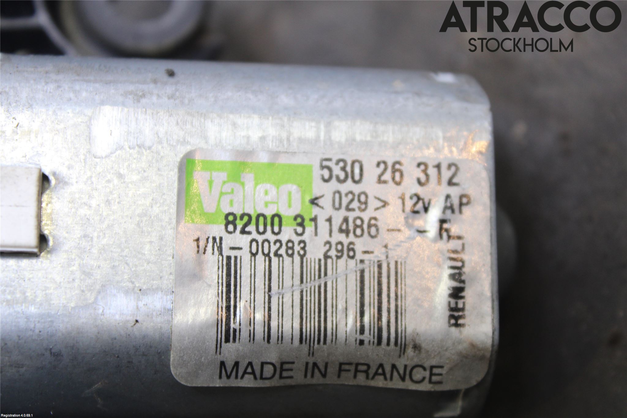 Renault CLIO III  09-12 Viskermotor Bakluke