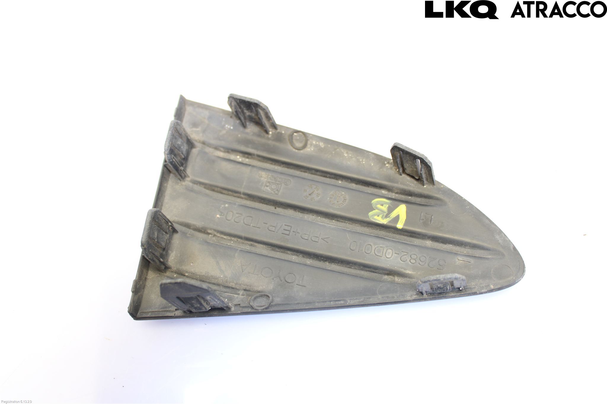 Toyota YARIS XP130 15-20 Støtfanger Bak Hjørne Venstre
