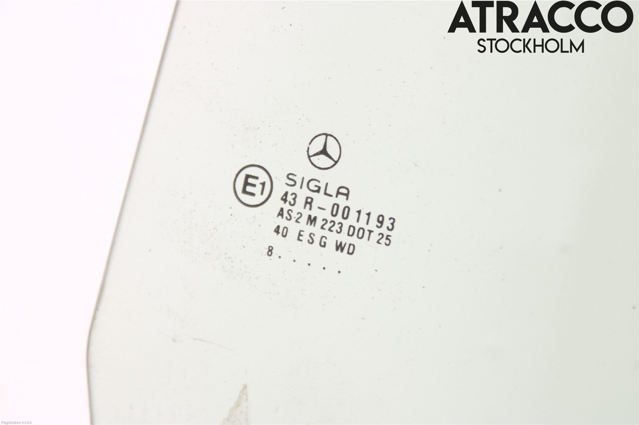 Mercedes-Benz MB SLK (R170) 96-04 Dørrute Foran Høyre 4 Dørs