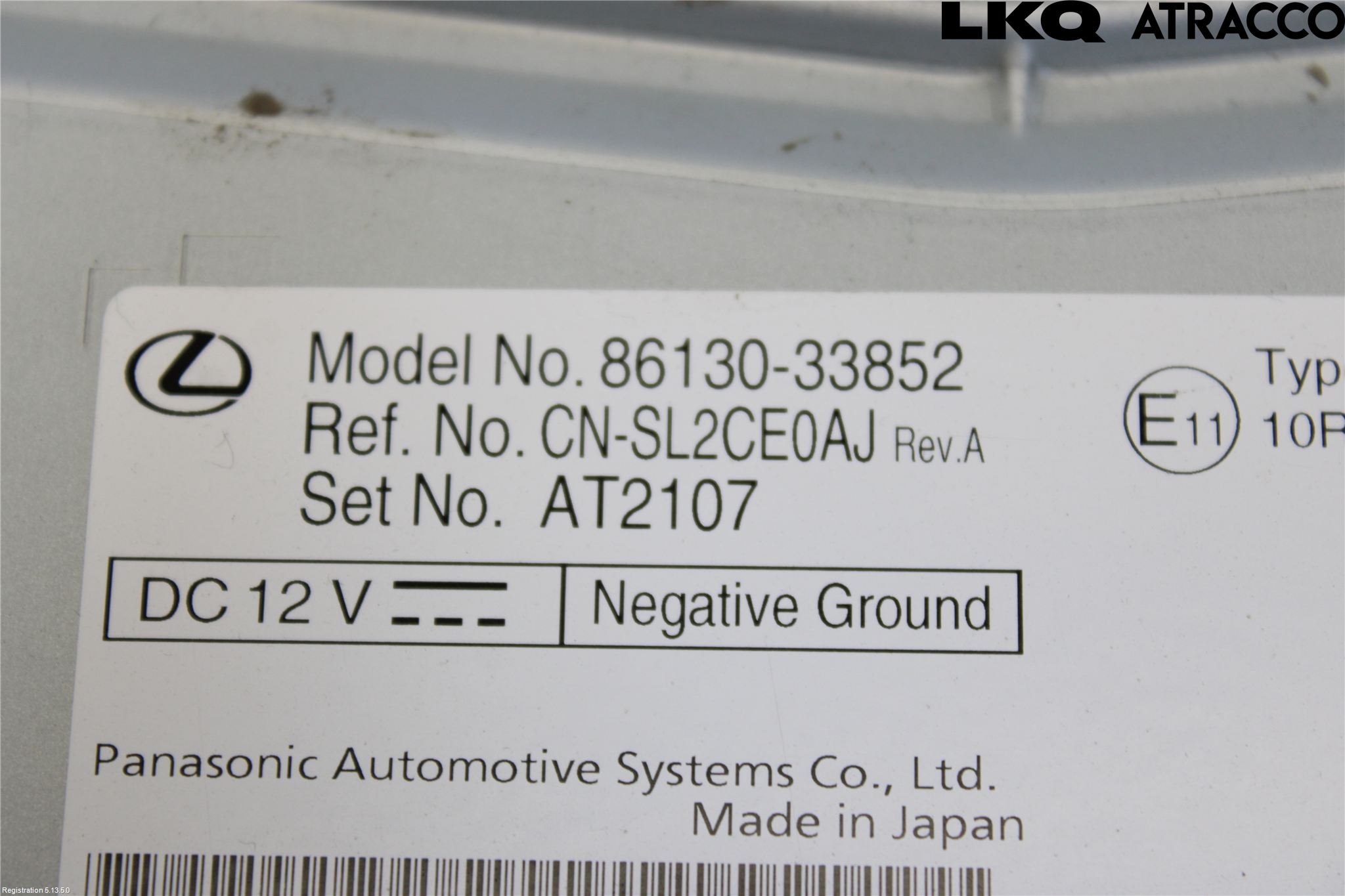 Lexus ES 250/300/330 Styrenhet Multimedia
