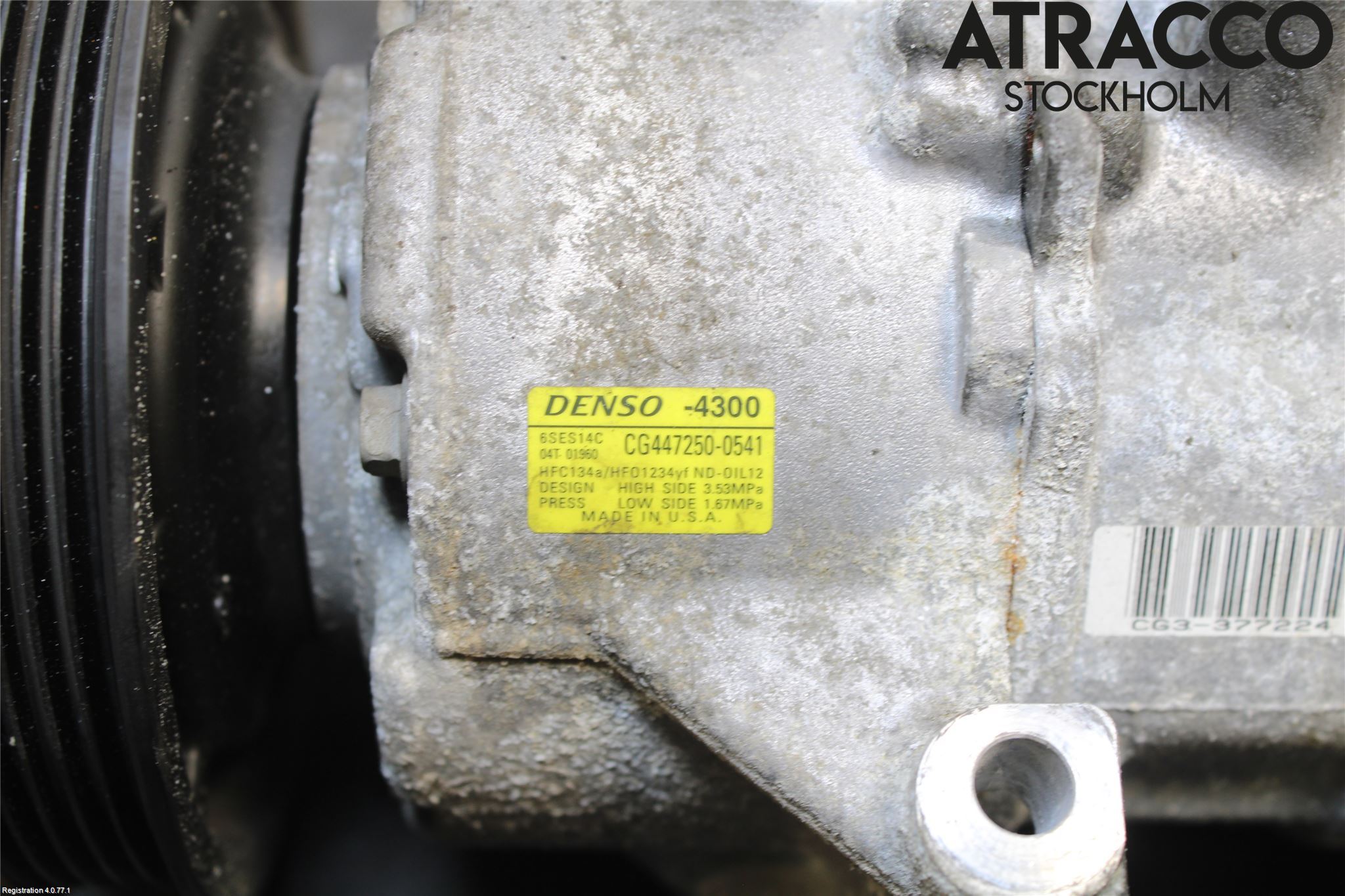 Kia OPTIMA 16-20 Varme Ac Kompressor