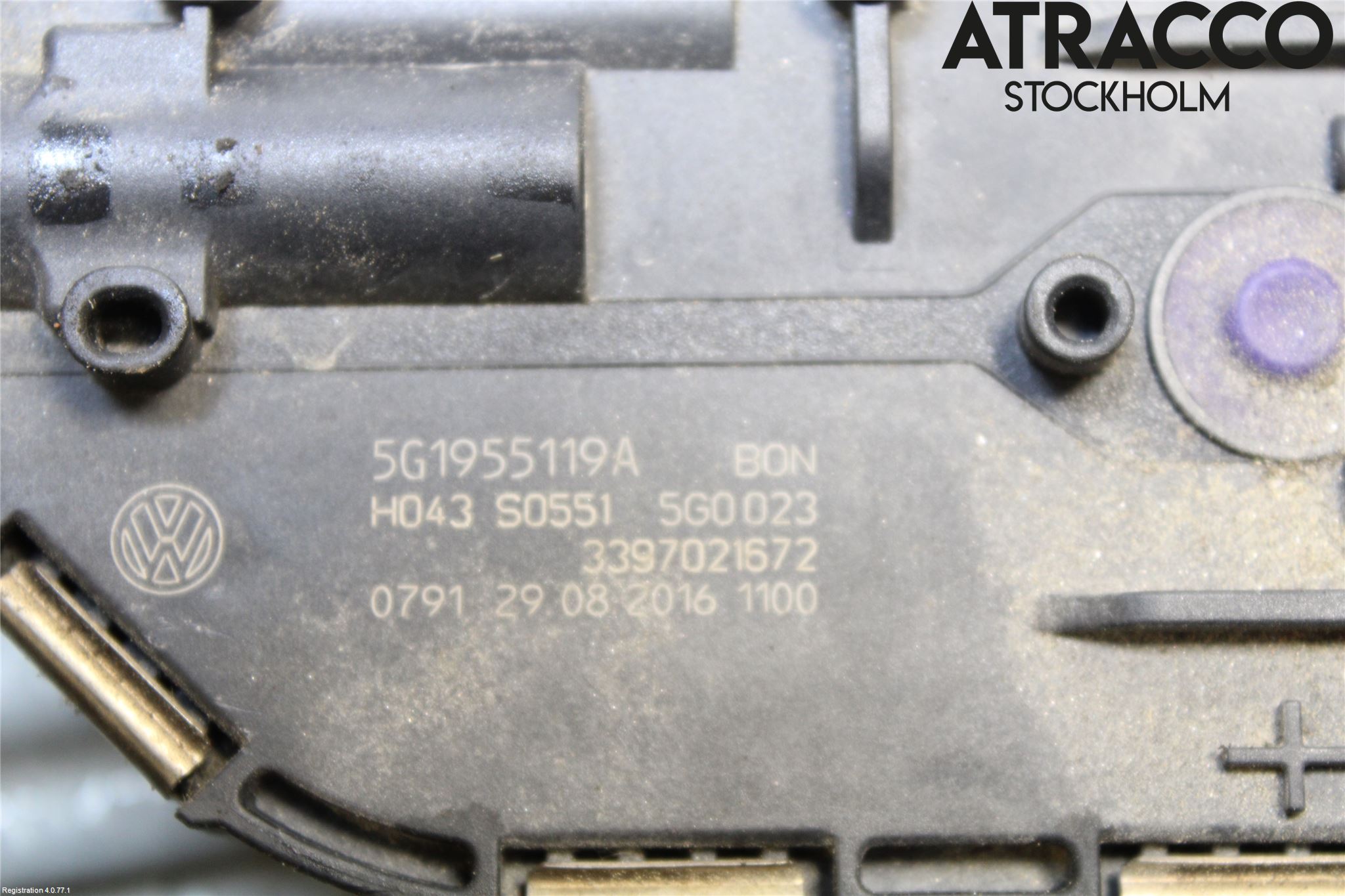 Volkswagen VW GOLF / E-GOLF VII 13-20 Viskermotor Frontrute