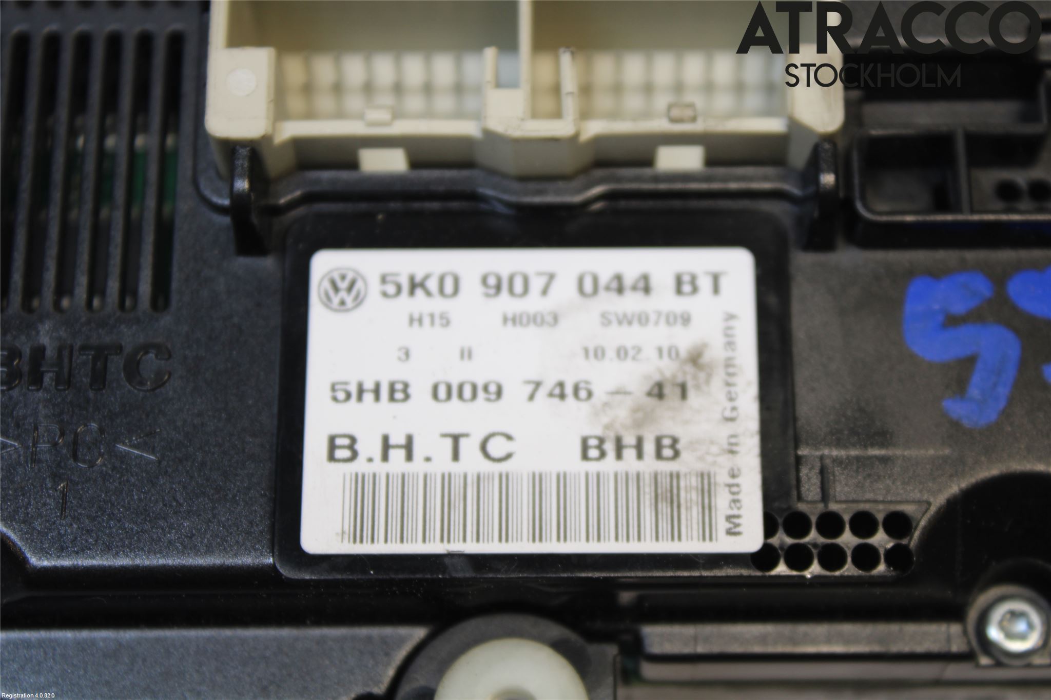 Volkswagen VW TIGUAN 07-16 Varme Ac Betjening-Display
