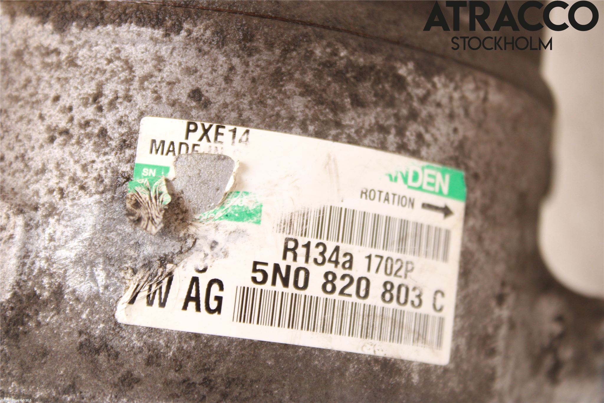Skoda FABIA 07-14 Varme Ac Kompressor