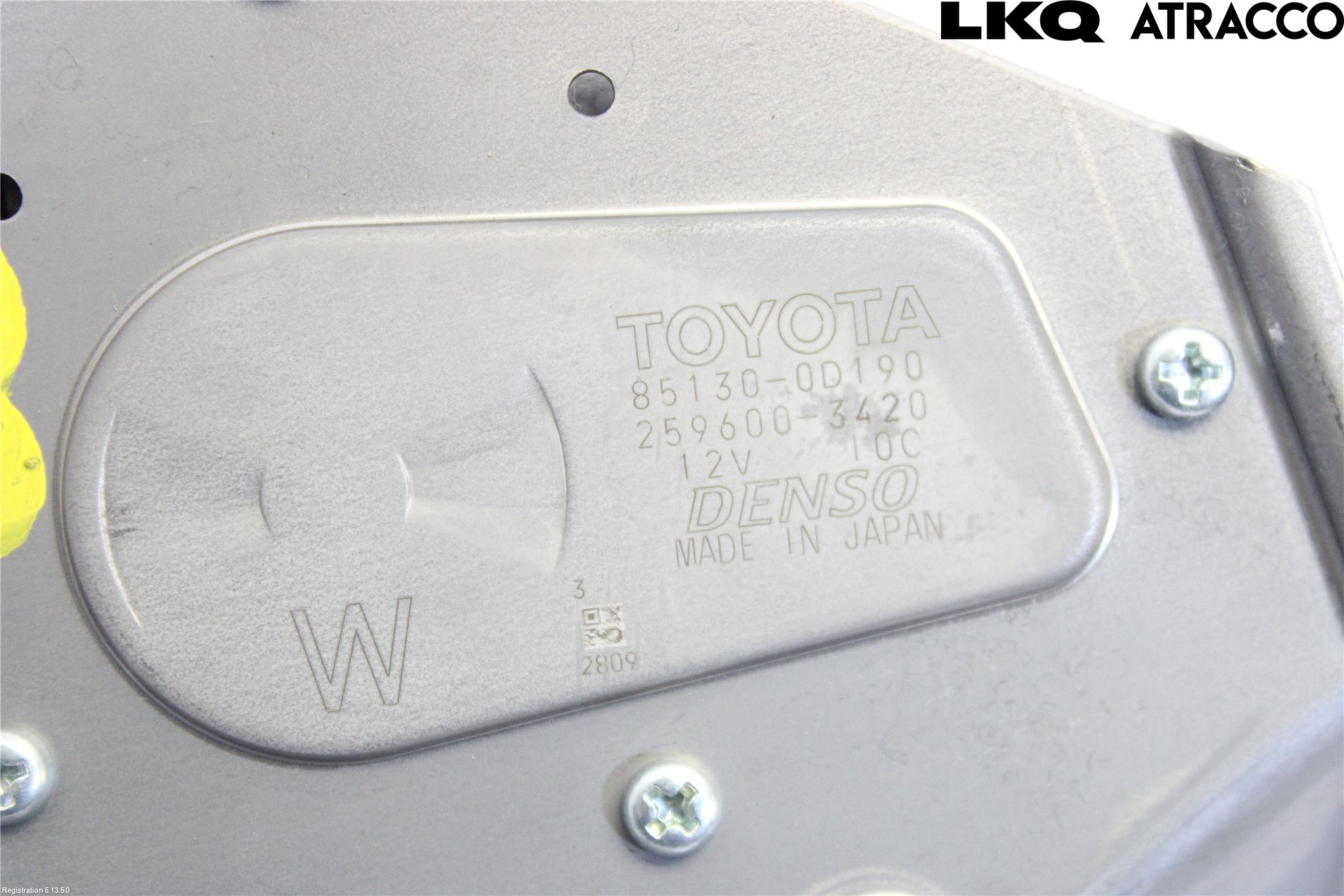 Toyota YARIS XP130 15-20 Viskermotor Bakluke