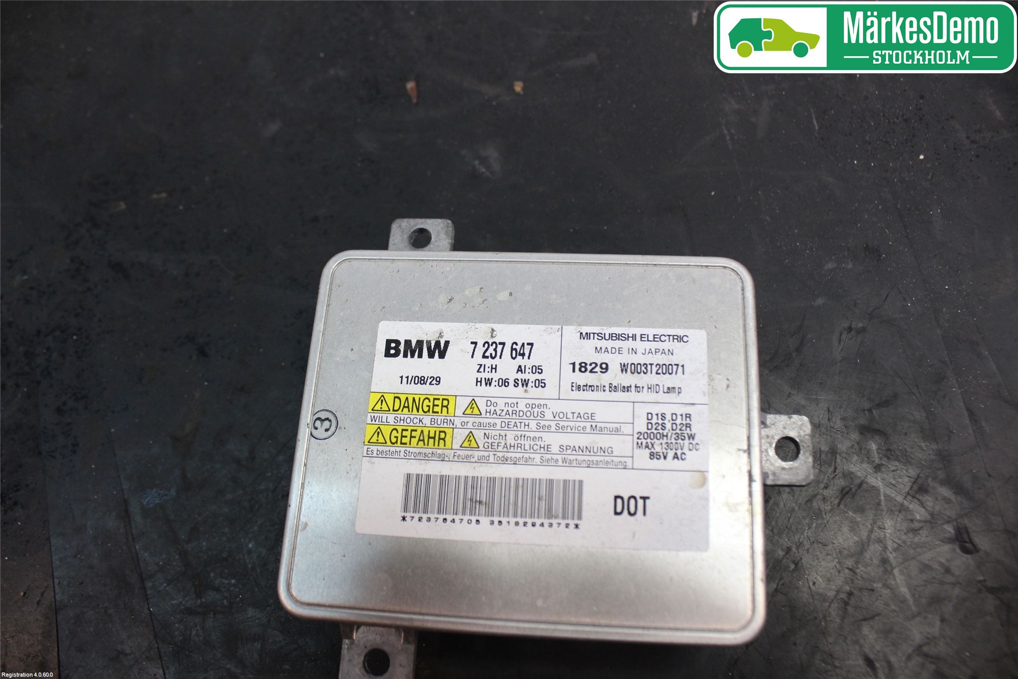 BMW 3 E90/91 SED/TOU 05-12 Styreenhet Xenon
