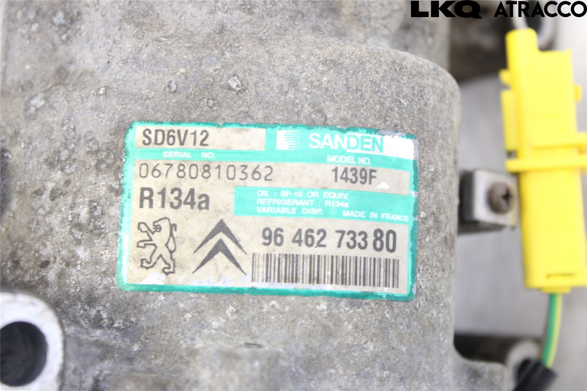 Citroen C3 -04 Varme Ac Kompressor