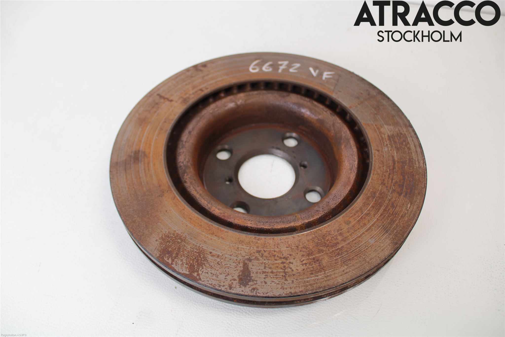 Toyota YARIS XP130 12-14 Bremseskive Foran