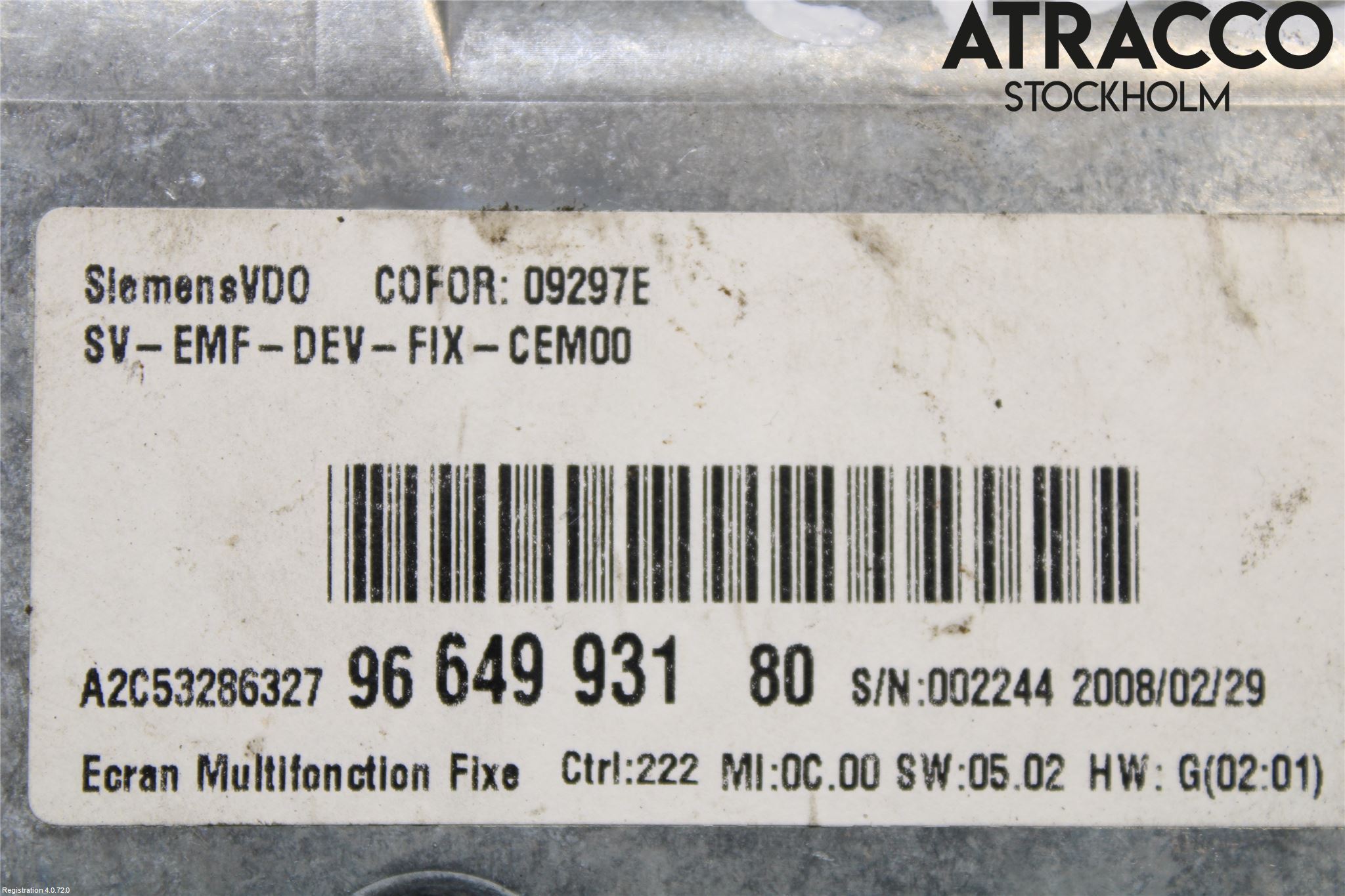 Citroen C4 I   05-10 Stereo Radio Med Cd