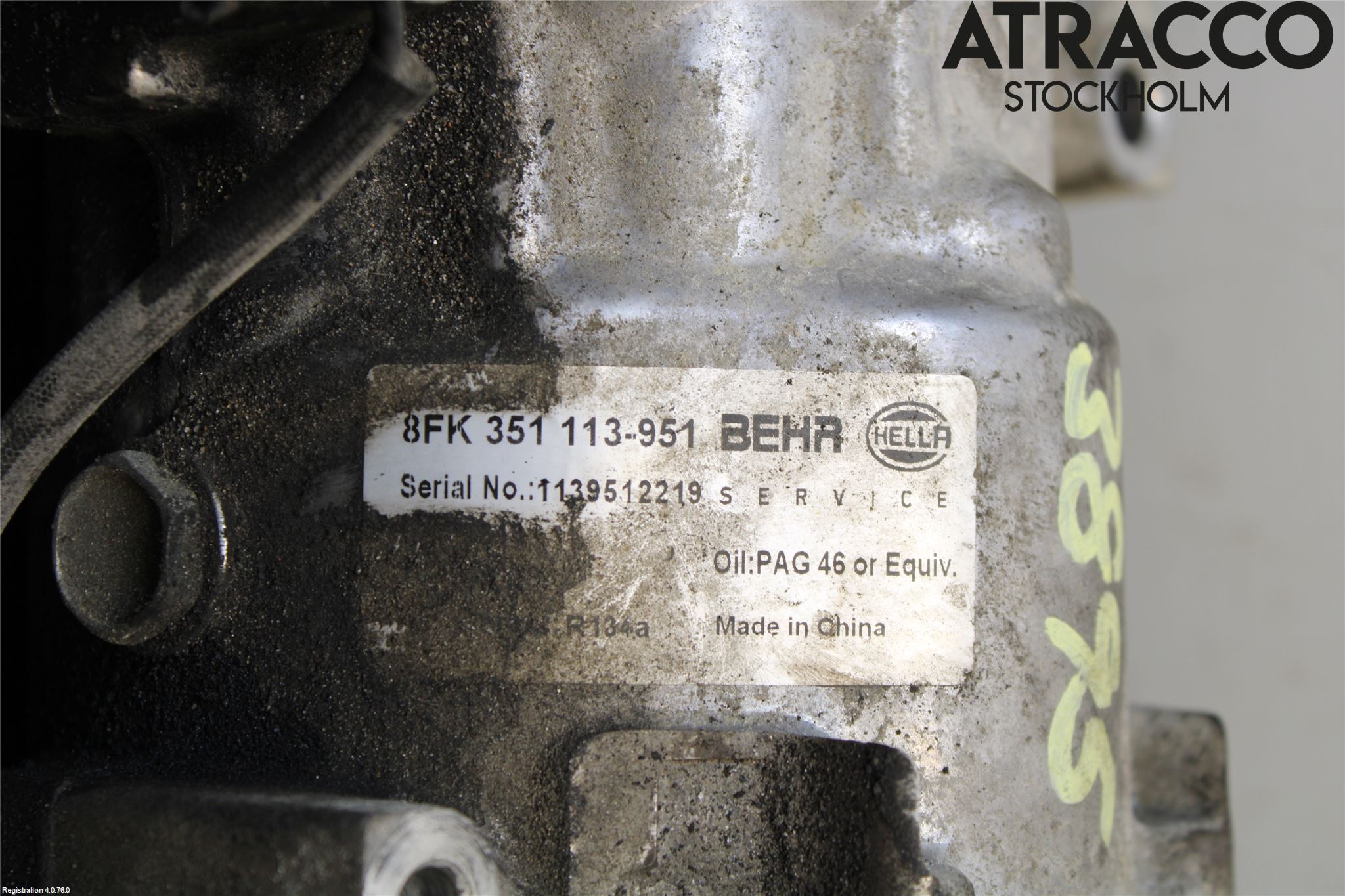 Ford FOCUS C-MAX I 03-06 Varme Ac Kompressor