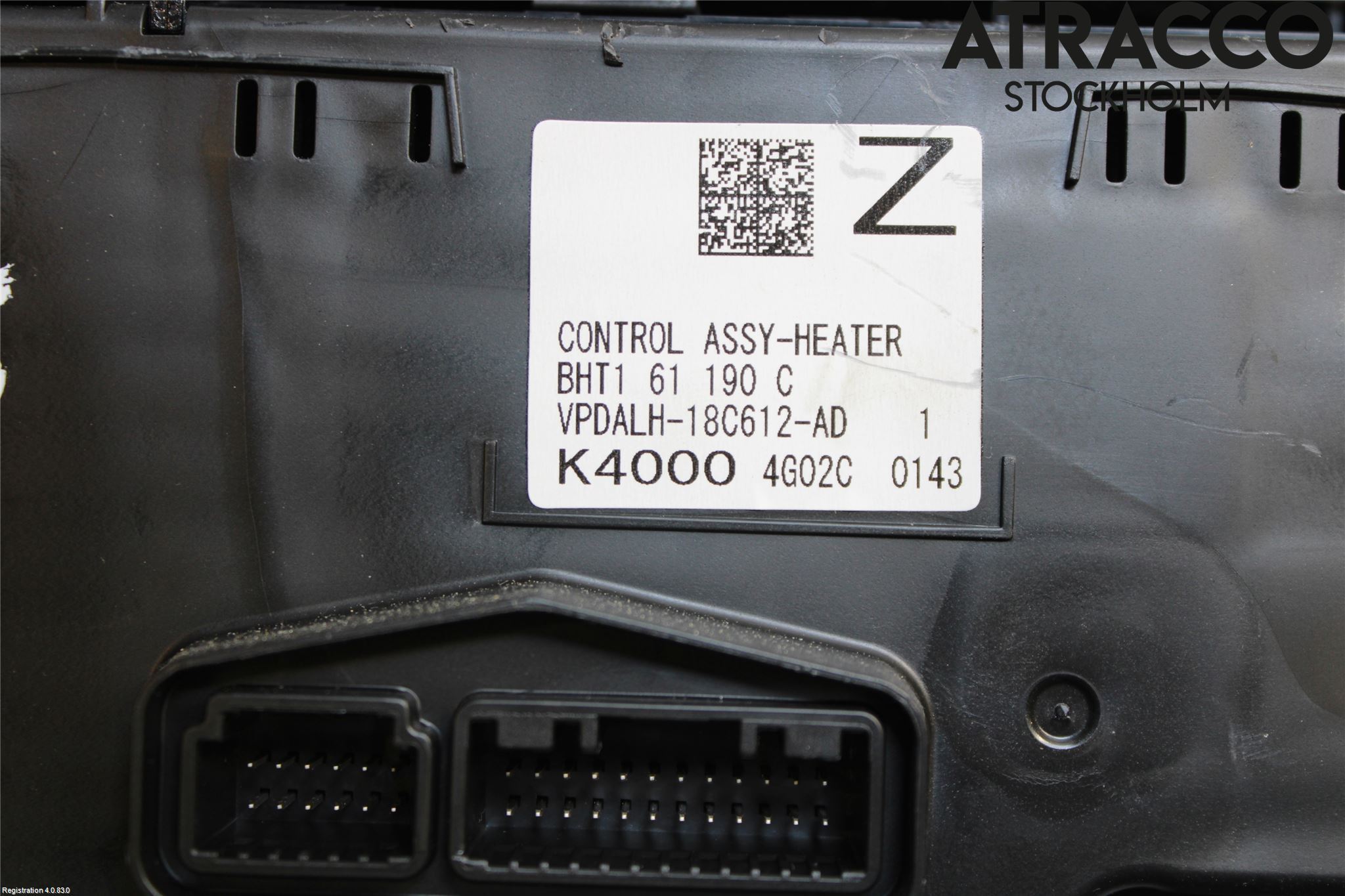 Mazda 3 III 14-19 Varme Ac Betjening-Display