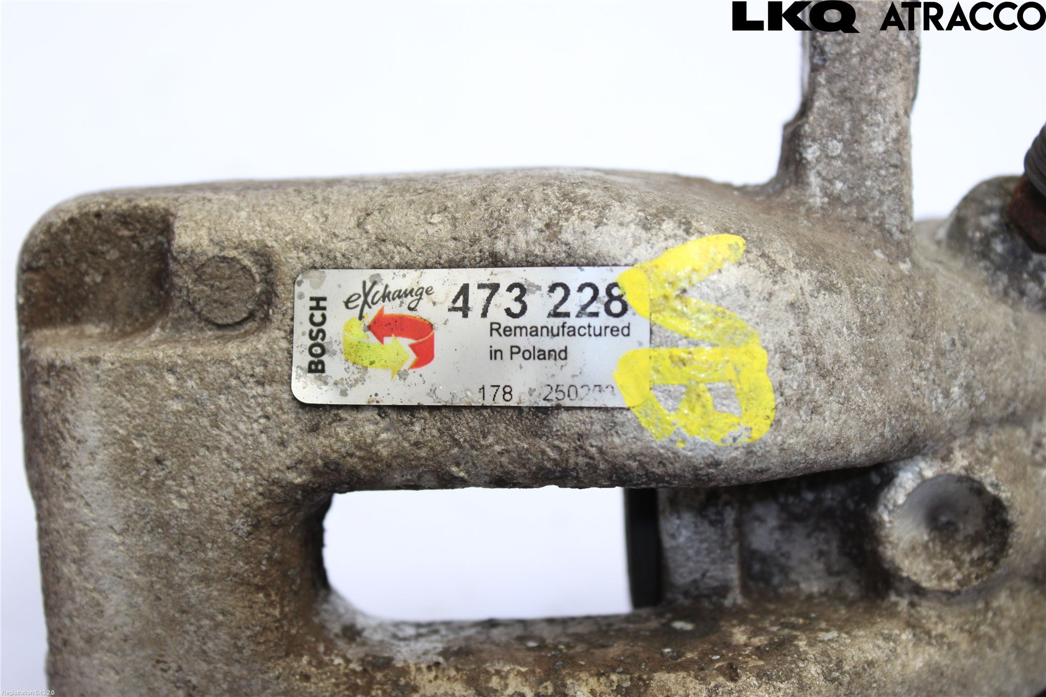 Peugeot 308 08-13 Bremsecaliper Bak Venstre