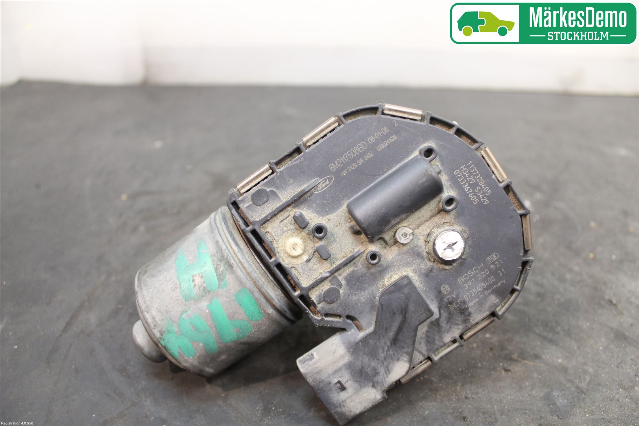 Ford S-MAX 06-15 Viskermotor Frontrute
